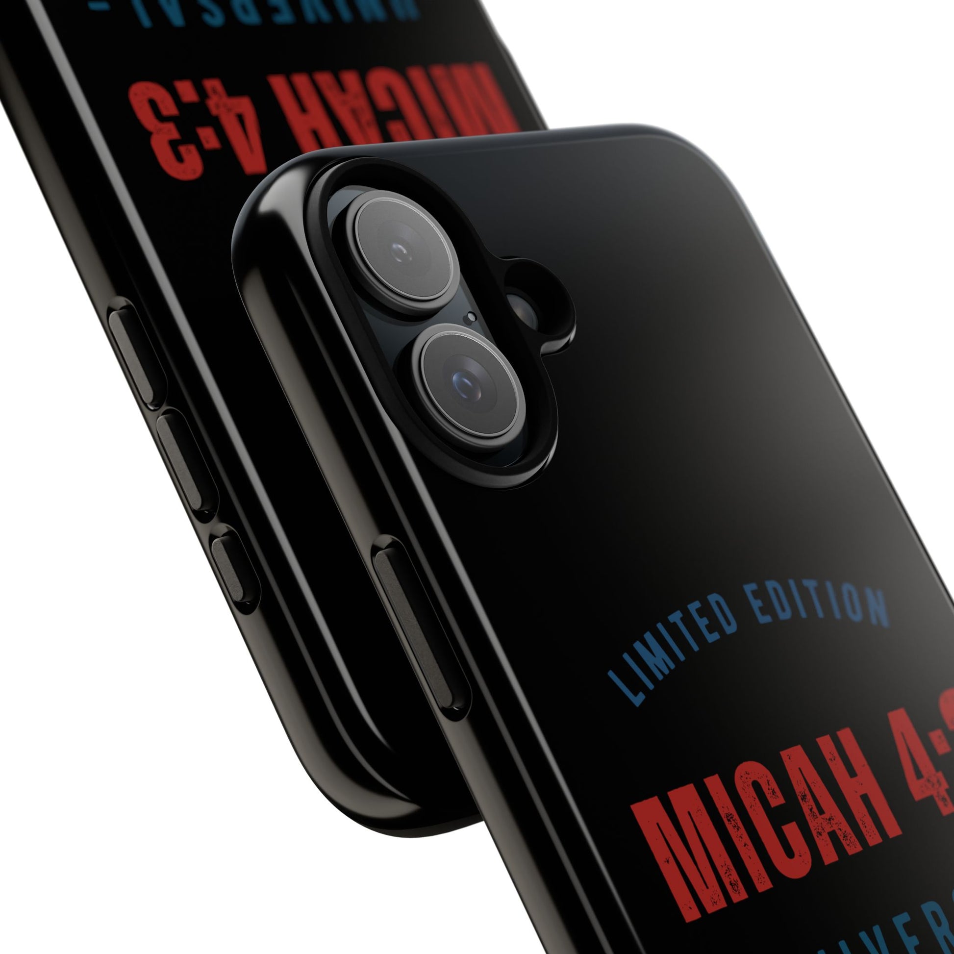⭐ Limited Edition Tough Phone Case, Inspirational Phone Cover, Micah 4:3 Design, Christian Gifts, Unique Cell Phone Accessory