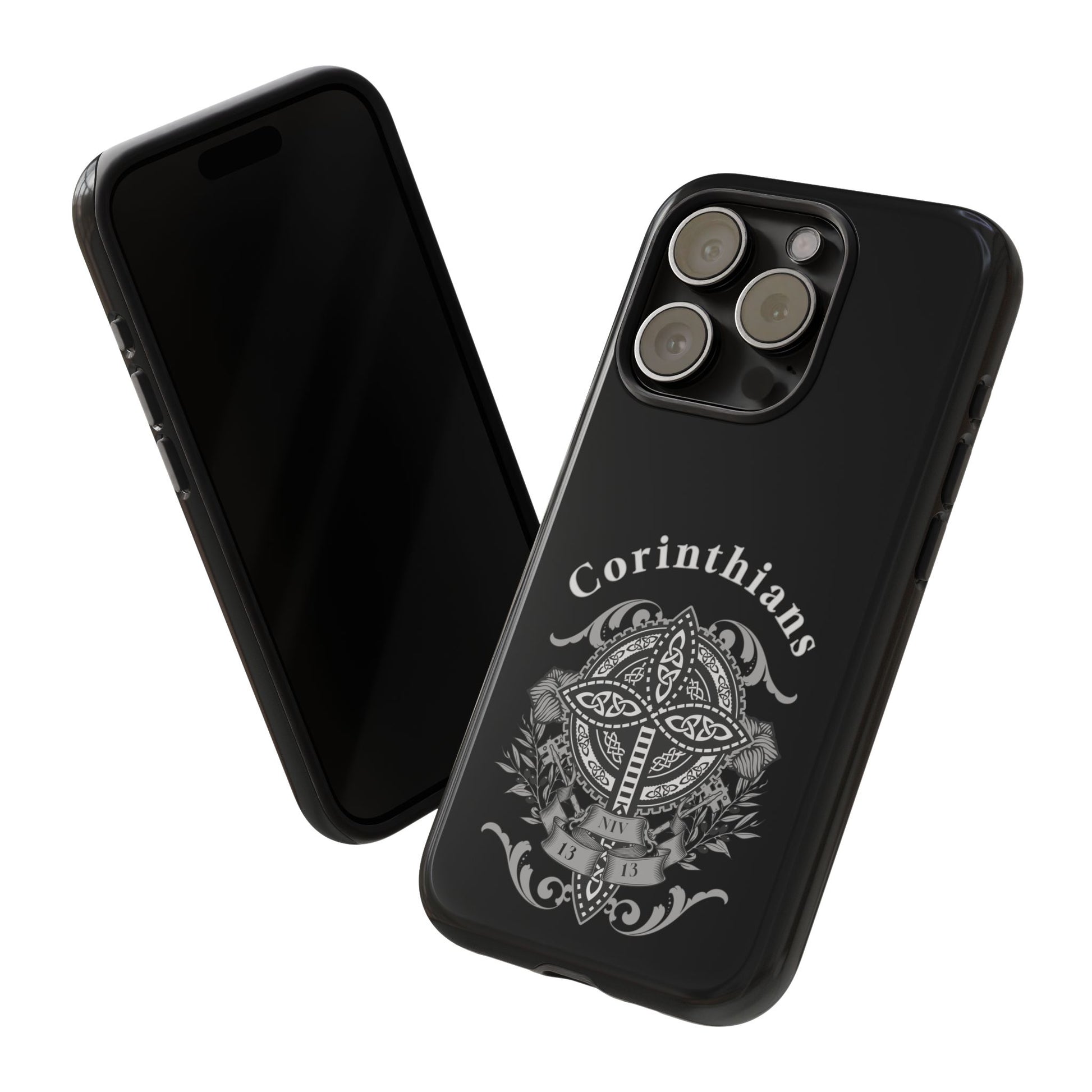 Corinthians Tough Case: Durable Phone Protection, Christian Gift, Unique Design, Trendy Accessory, Faith-Based Style