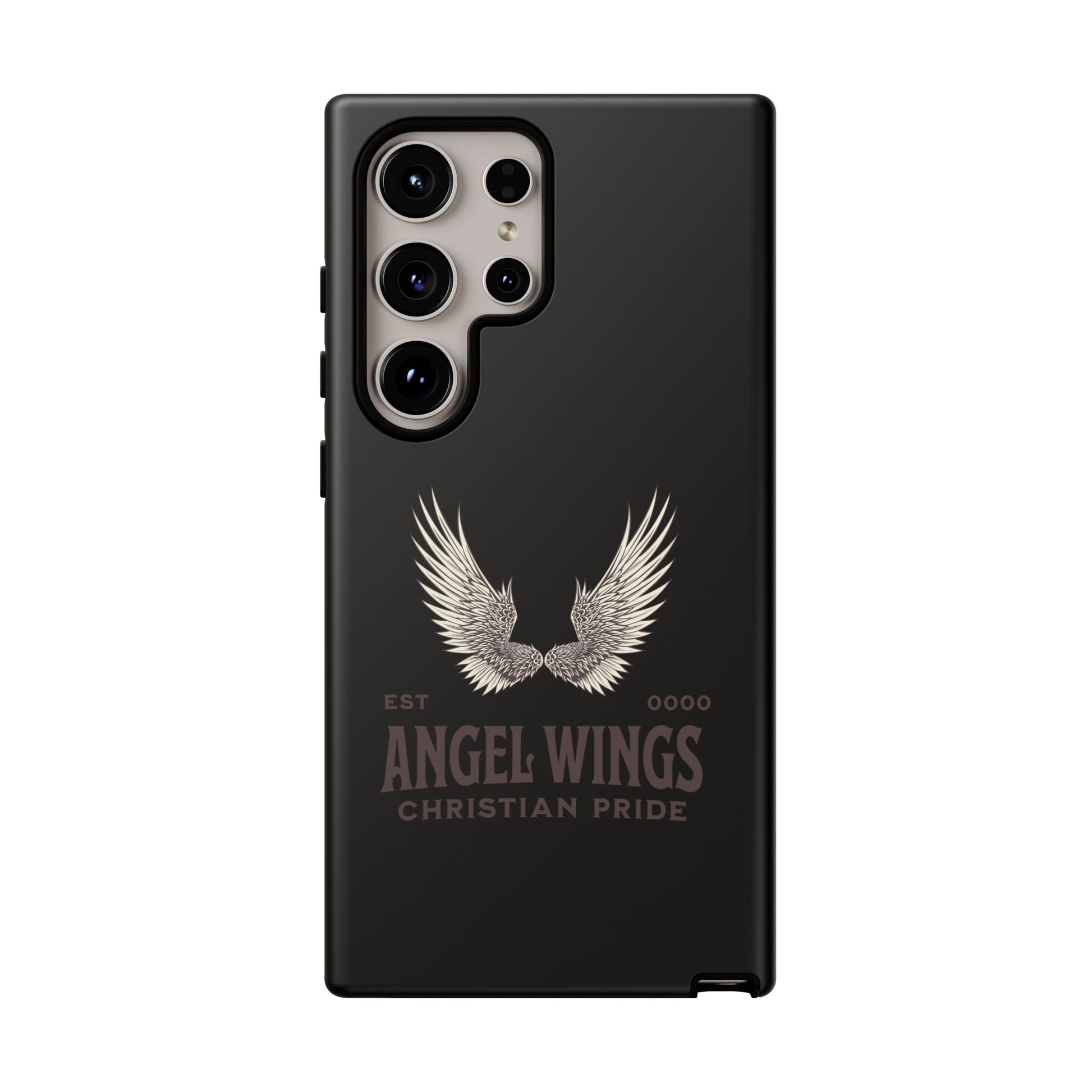 Angel Wings Phone Case - Tough Cases for Christian Pride, Unique Gift, Stylish Protection, Everyday Use, Angelic Design
