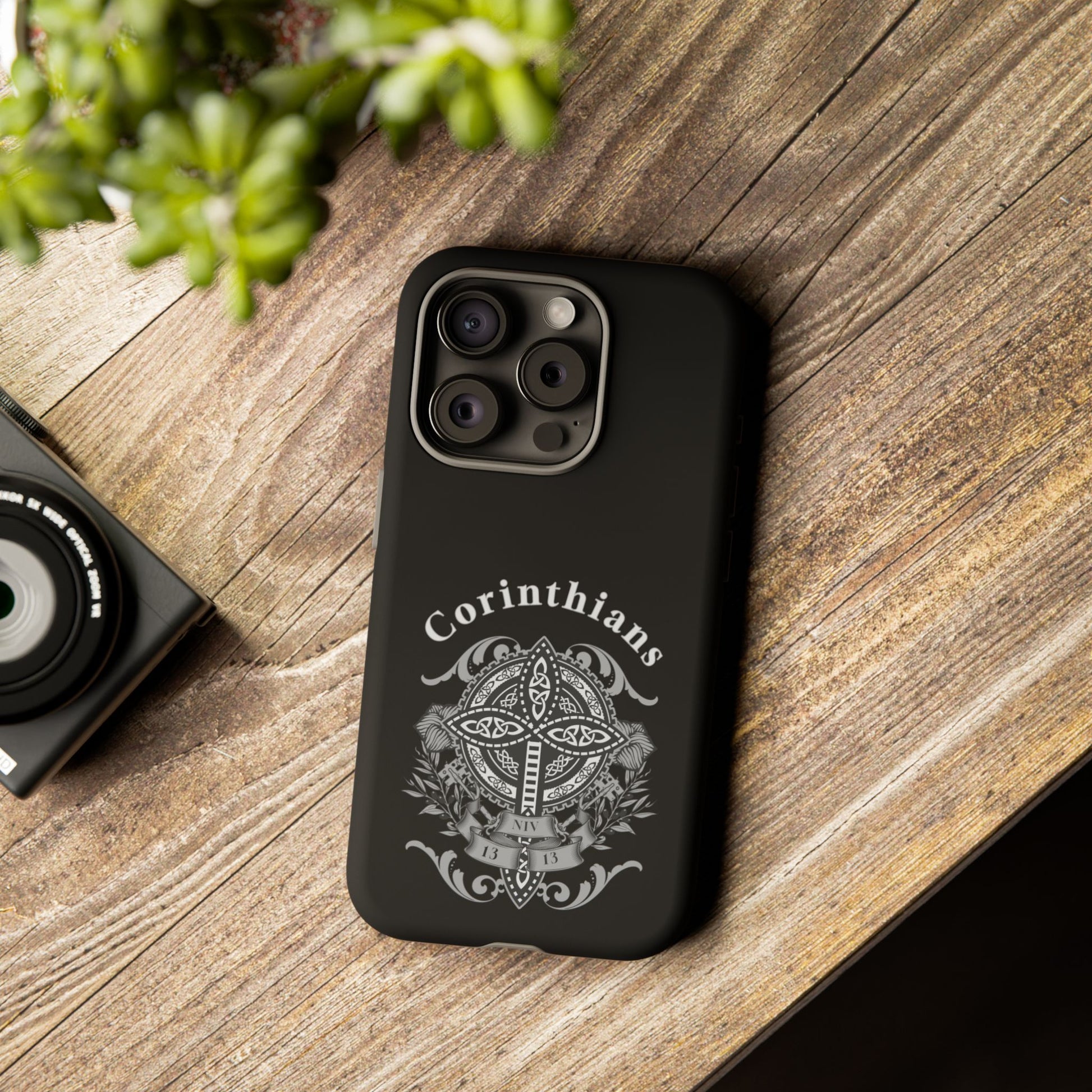 Corinthians Tough Case: Durable Phone Protection, Christian Gift, Unique Design, Trendy Accessory, Faith-Based Style