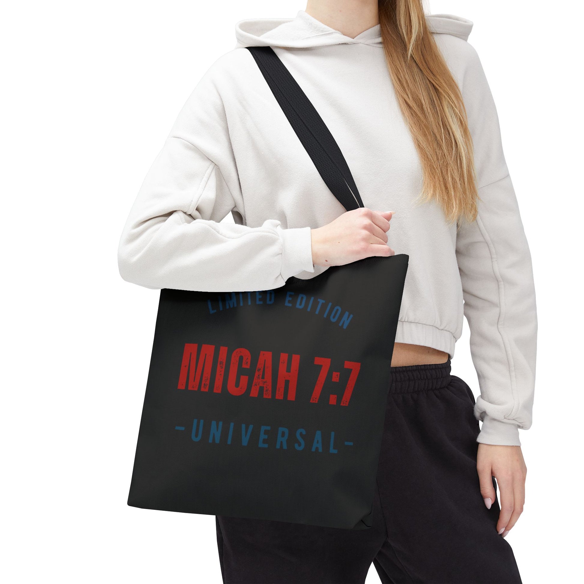 Limited Edition Micah 7:1 Tote Bag - Universal Design for Everyday Use, Gift, Eco-Friendly, Daily Essentials, Faith-Inspired