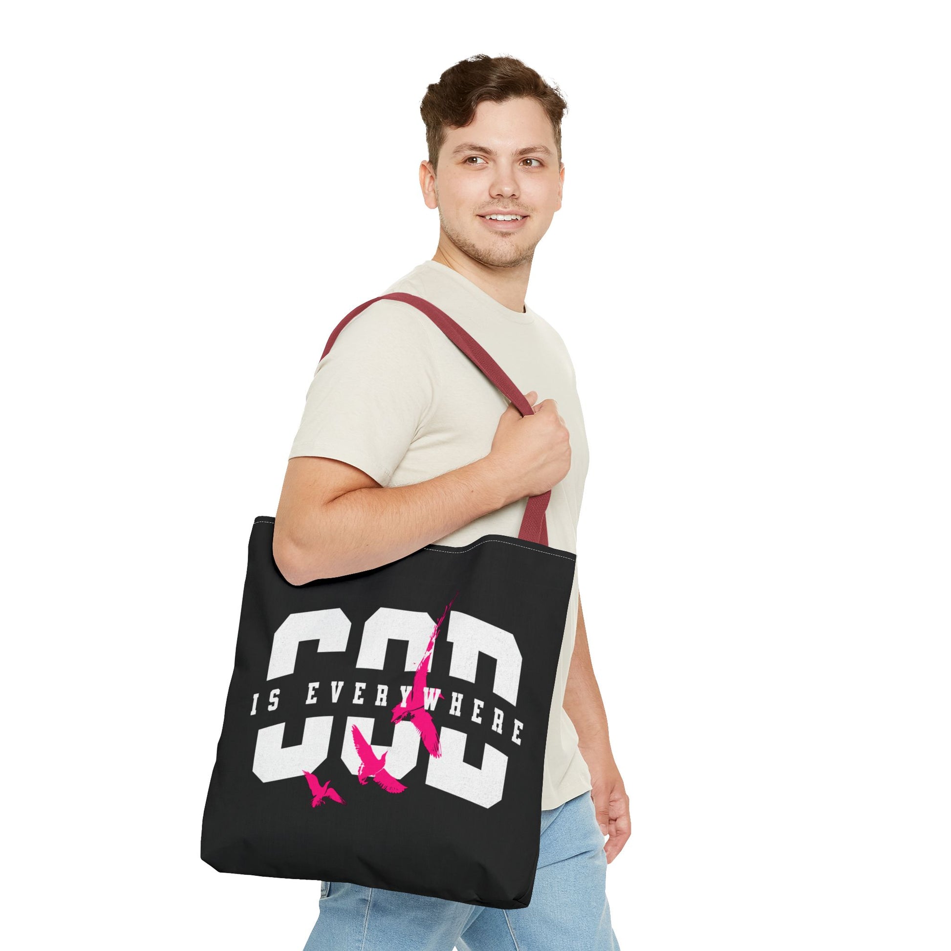 Stylish Tote Bag with Inspirational Design, Eco-Friendly Shopping Bag, Trendy Beach Bag, Gift for Friends, Motivational Everyday Use