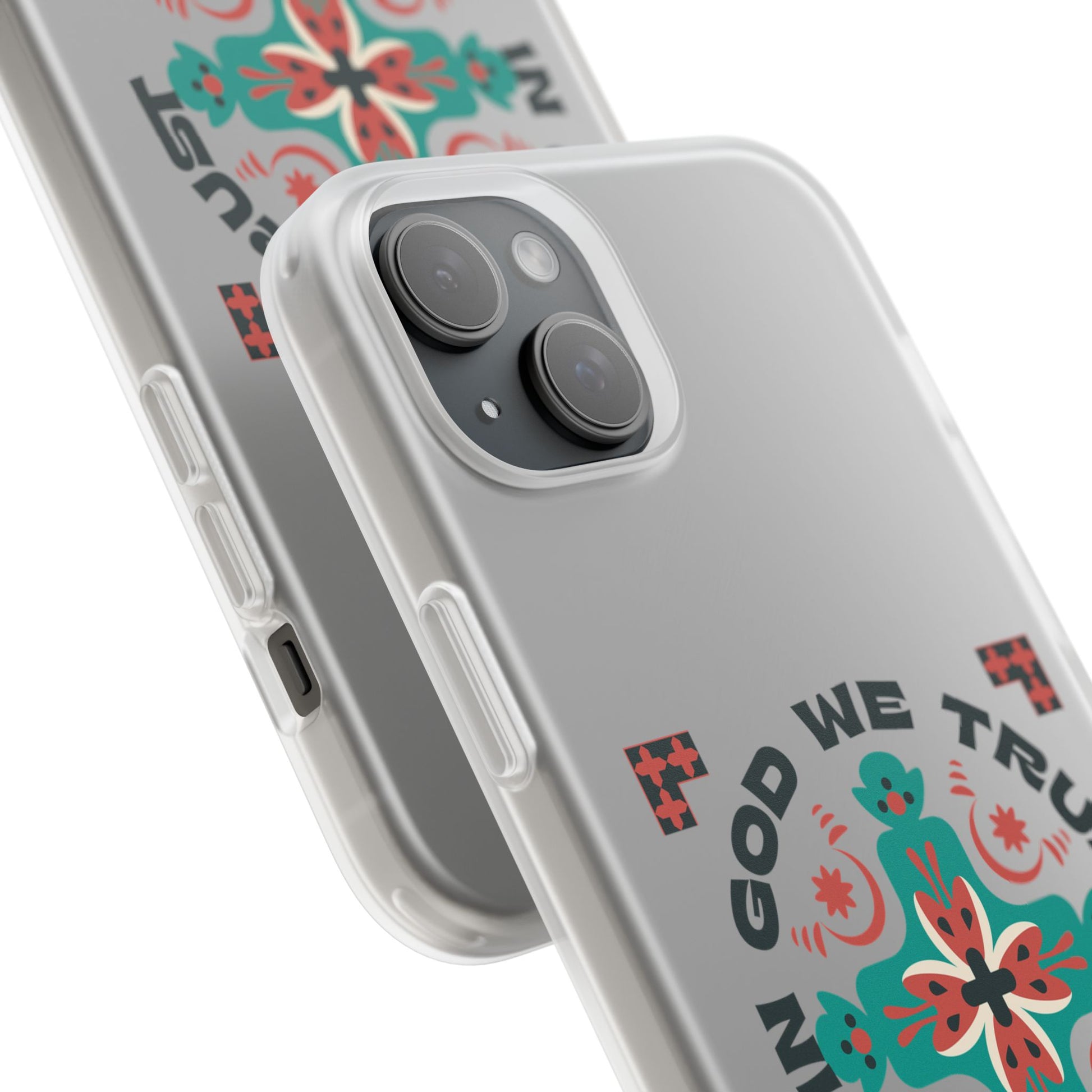 ⭐ In God We Trust Phone Case – Scripture Cross Design