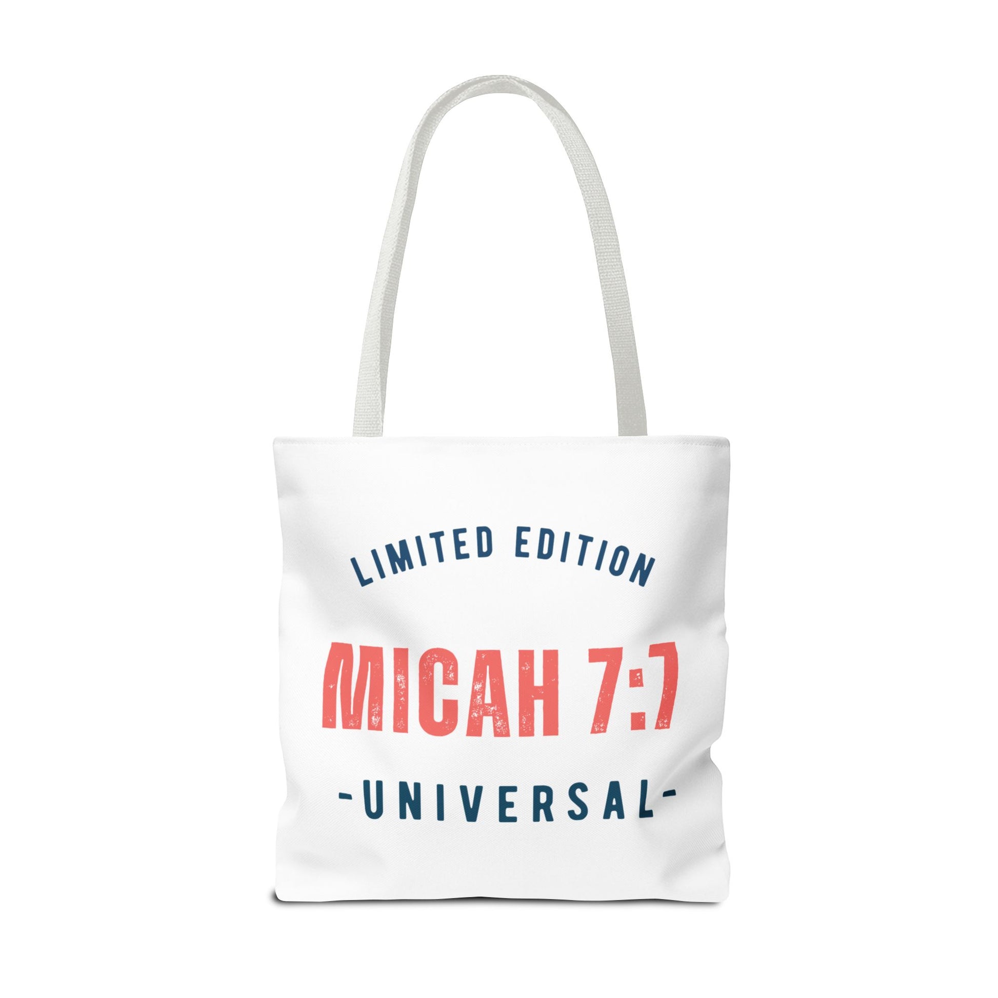 Limited Edition Inspirational Tote Bag - Micah 7:1, Motivational Carryall, Christian Gift, Everyday Tote, Reusable Shopping Bag