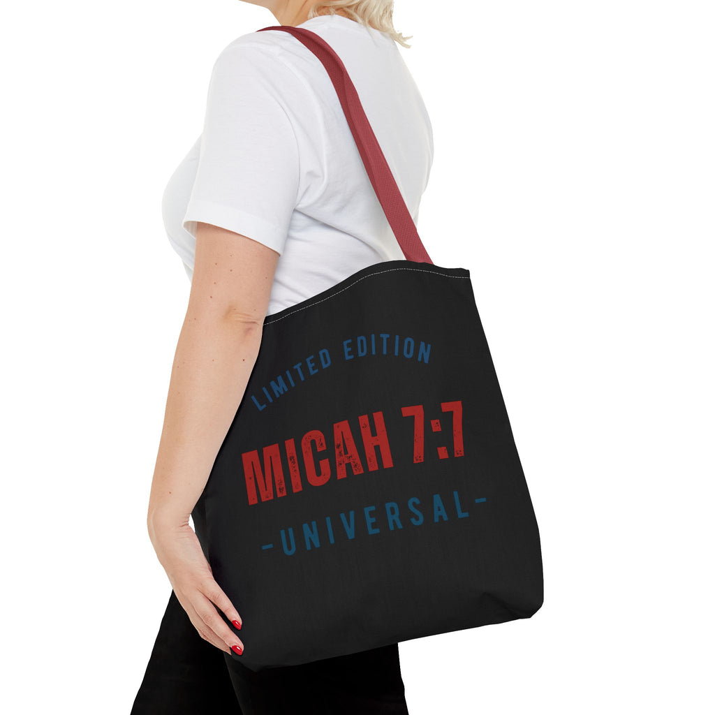 Limited Edition Micah 7:1 Tote Bag - Universal Design for Everyday Use, Gift, Eco-Friendly, Daily Essentials, Faith-Inspired