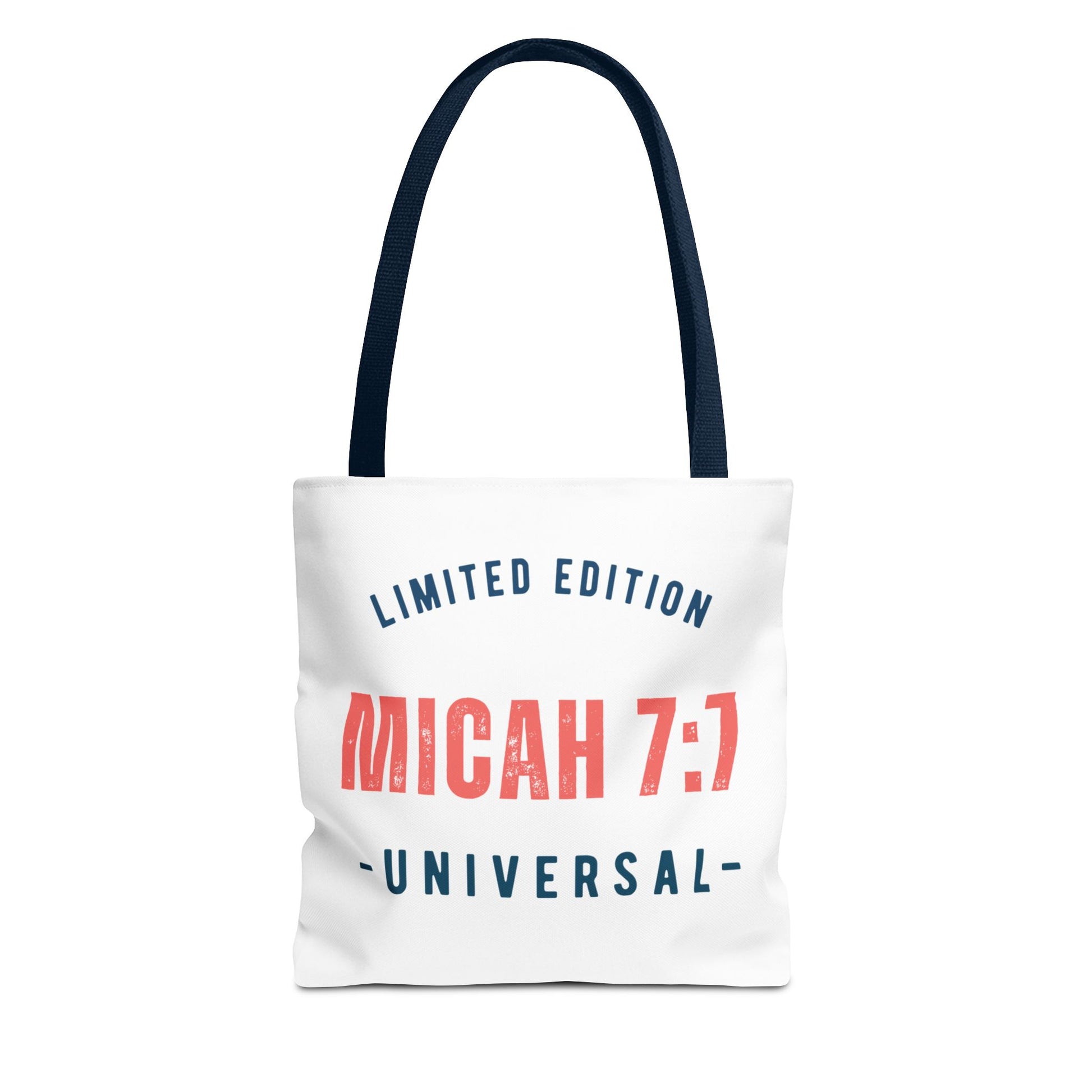 Limited Edition Inspirational Tote Bag - Micah 7:1, Motivational Carryall, Christian Gift, Everyday Tote, Reusable Shopping Bag