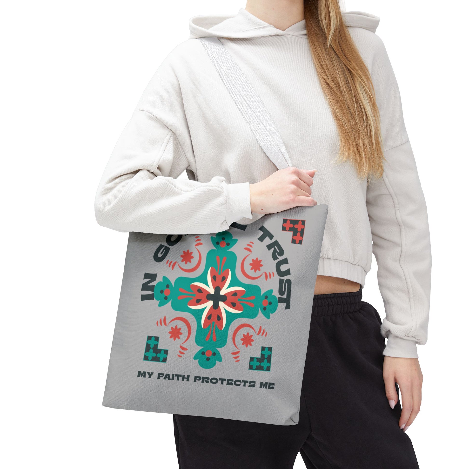 Faith-Inspired Tote Bag, Spiritual Shopper, Inspirational Gift, Religious Tote, Christian Accessory, Everyday Use