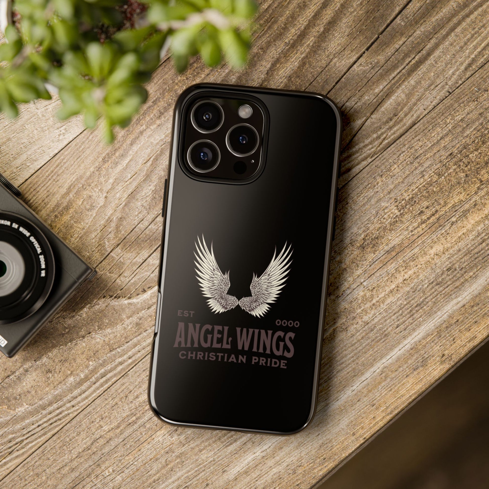 Angel Wings Phone Case - Tough Cases for Christian Pride, Unique Gift, Stylish Protection, Everyday Use, Angelic Design