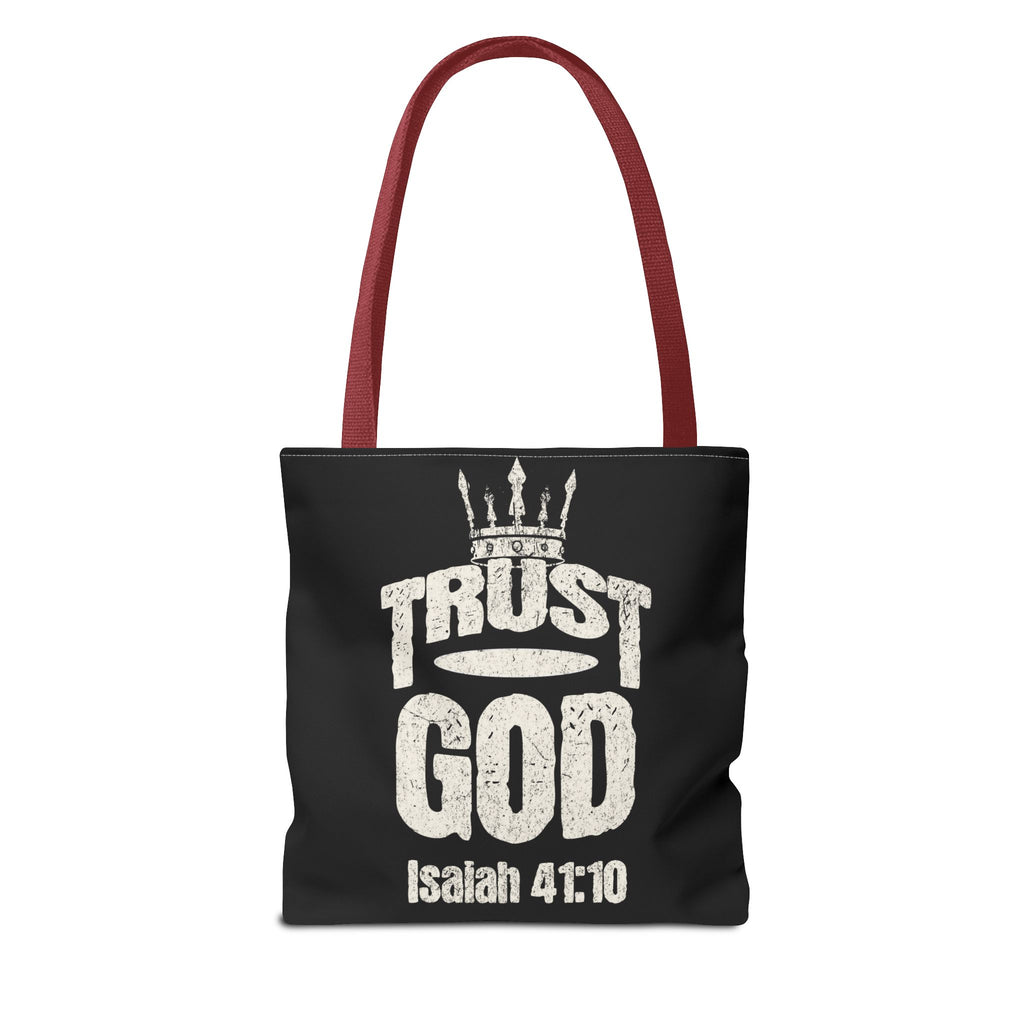✝️ Trust God – Isaiah 41:10 Christian Tote Bag