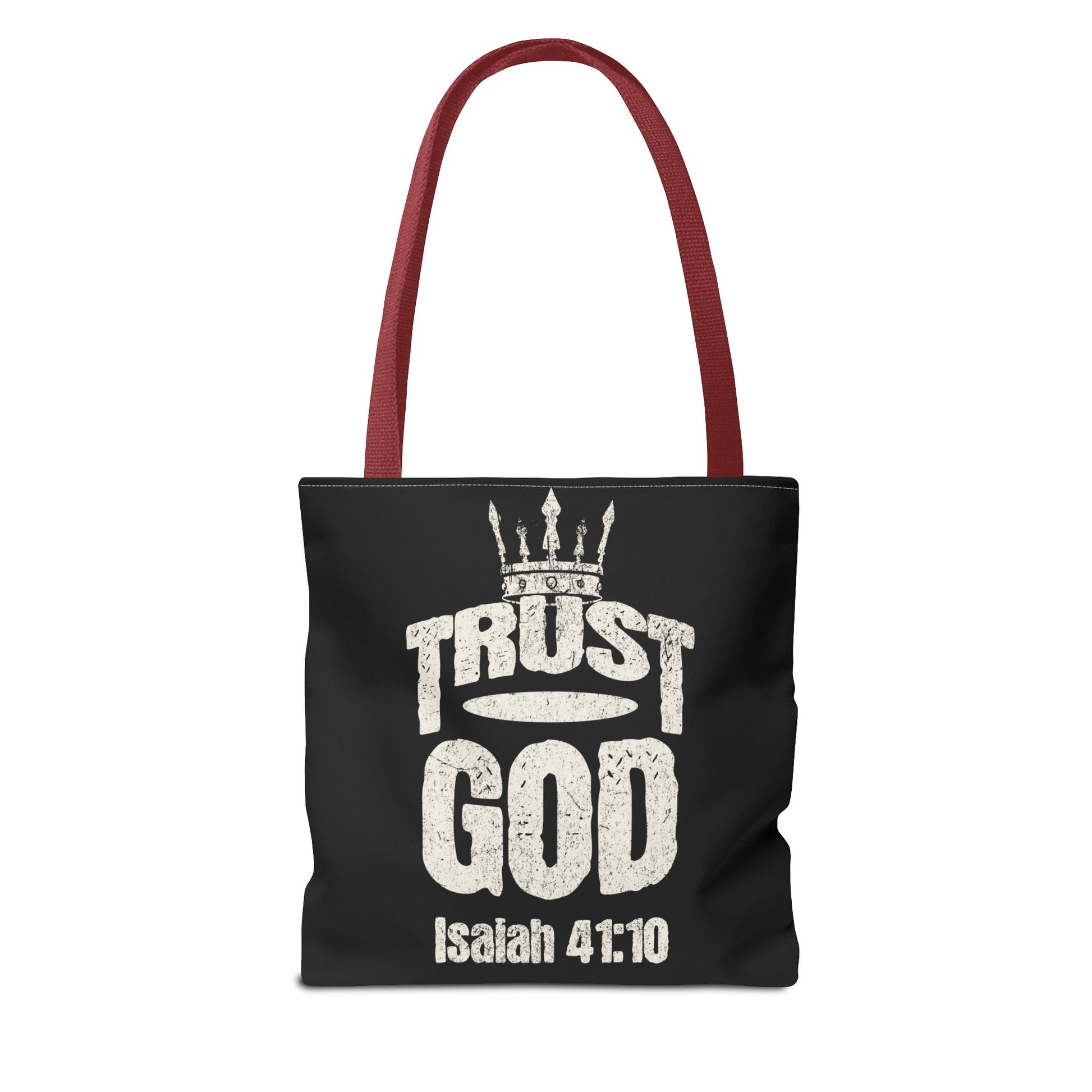 ✝️ Trust God – Isaiah 41:10 Christian Tote Bag