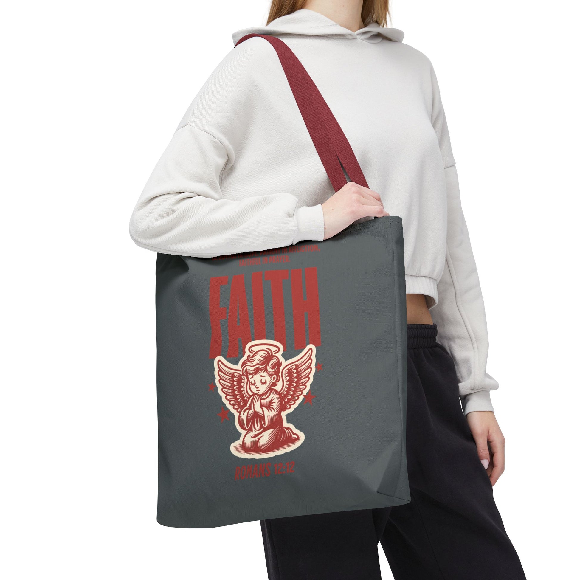 Faith-Inspired Tote Bag: Stylish & Versatile, Gift for Holidays, Shopping, Encouragement, Inspirational Gift, Eco-Friendly Bag