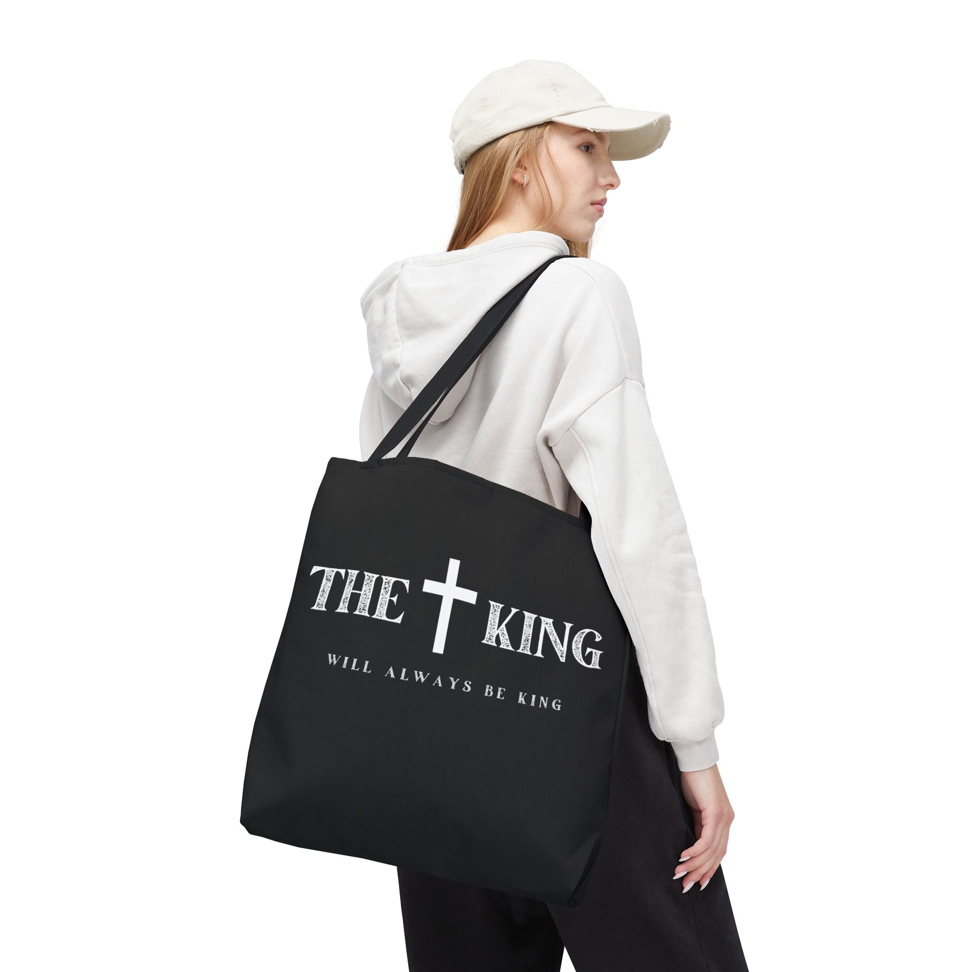 Faith-Inspired Tote Bag, Christian Tote, Shopping Bag, Bible Verse Bag, Gift for Believers, Church Accessory