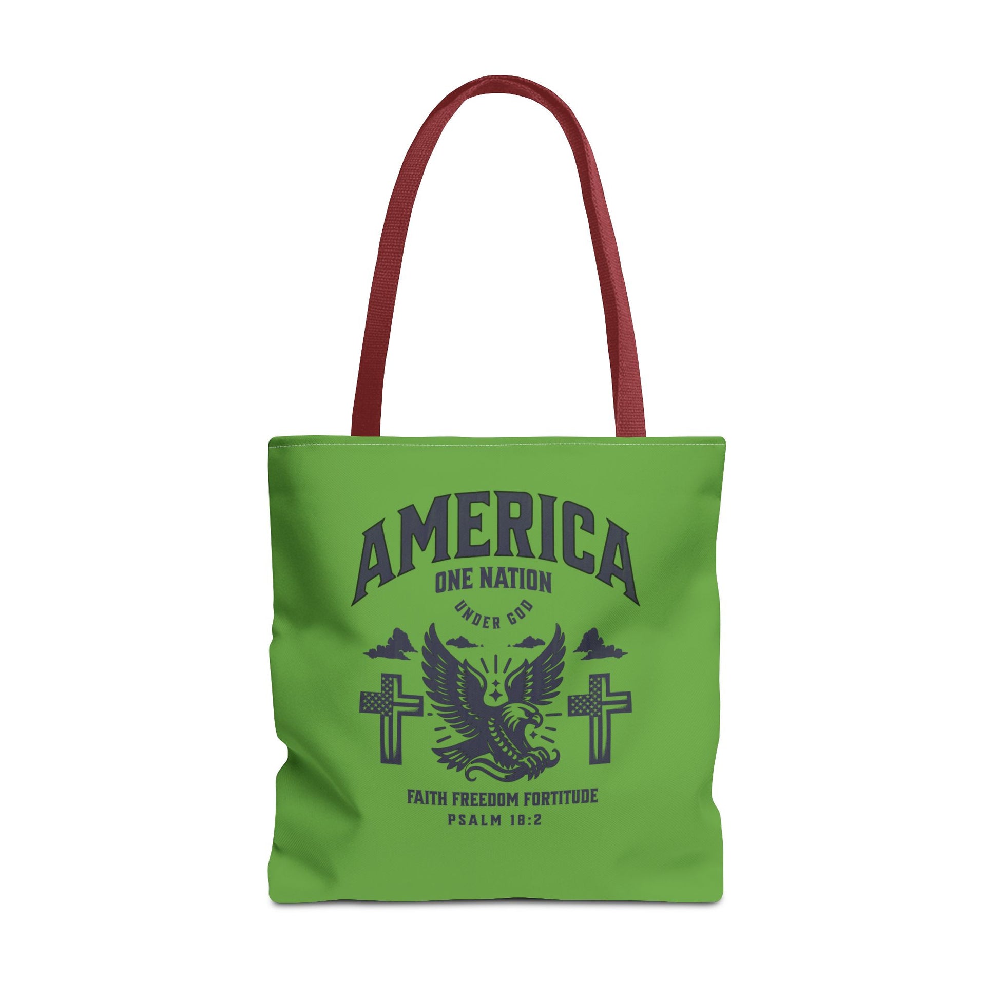 ⭐ America Faith Tote Bag – Bold Patriotic & Faith Statement