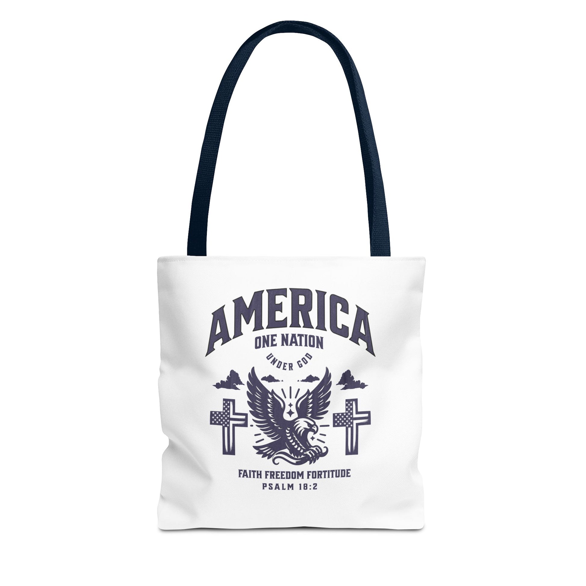 ⭐ America Faith Tote Bag – Bold Patriotic & Faith Statement