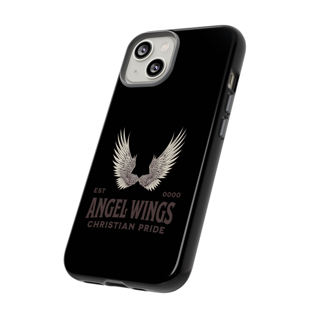 Angel Wings Phone Case - Tough Cases for Christian Pride, Unique Gift, Stylish Protection, Everyday Use, Angelic Design