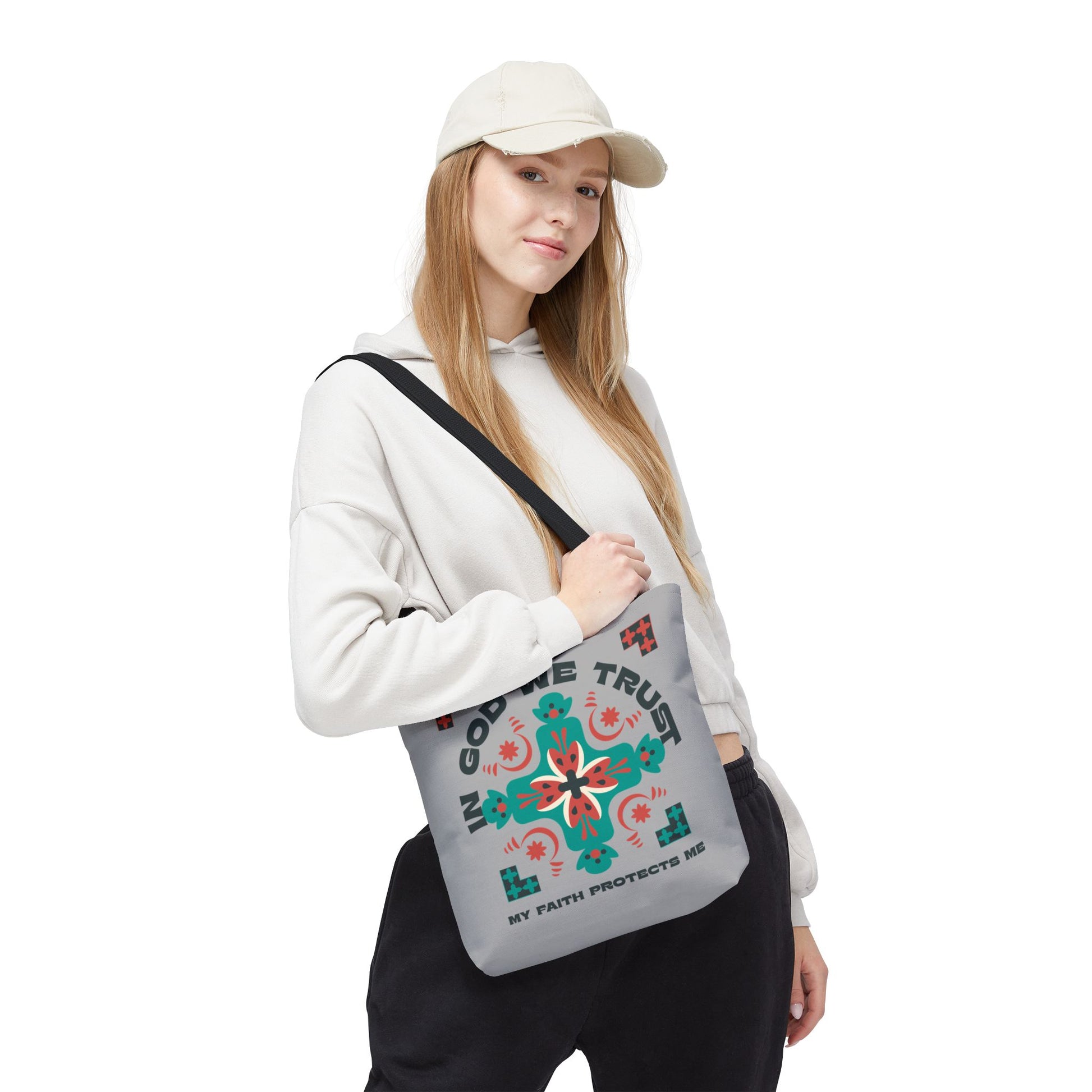 Faith-Inspired Tote Bag, Spiritual Shopper, Inspirational Gift, Religious Tote, Christian Accessory, Everyday Use
