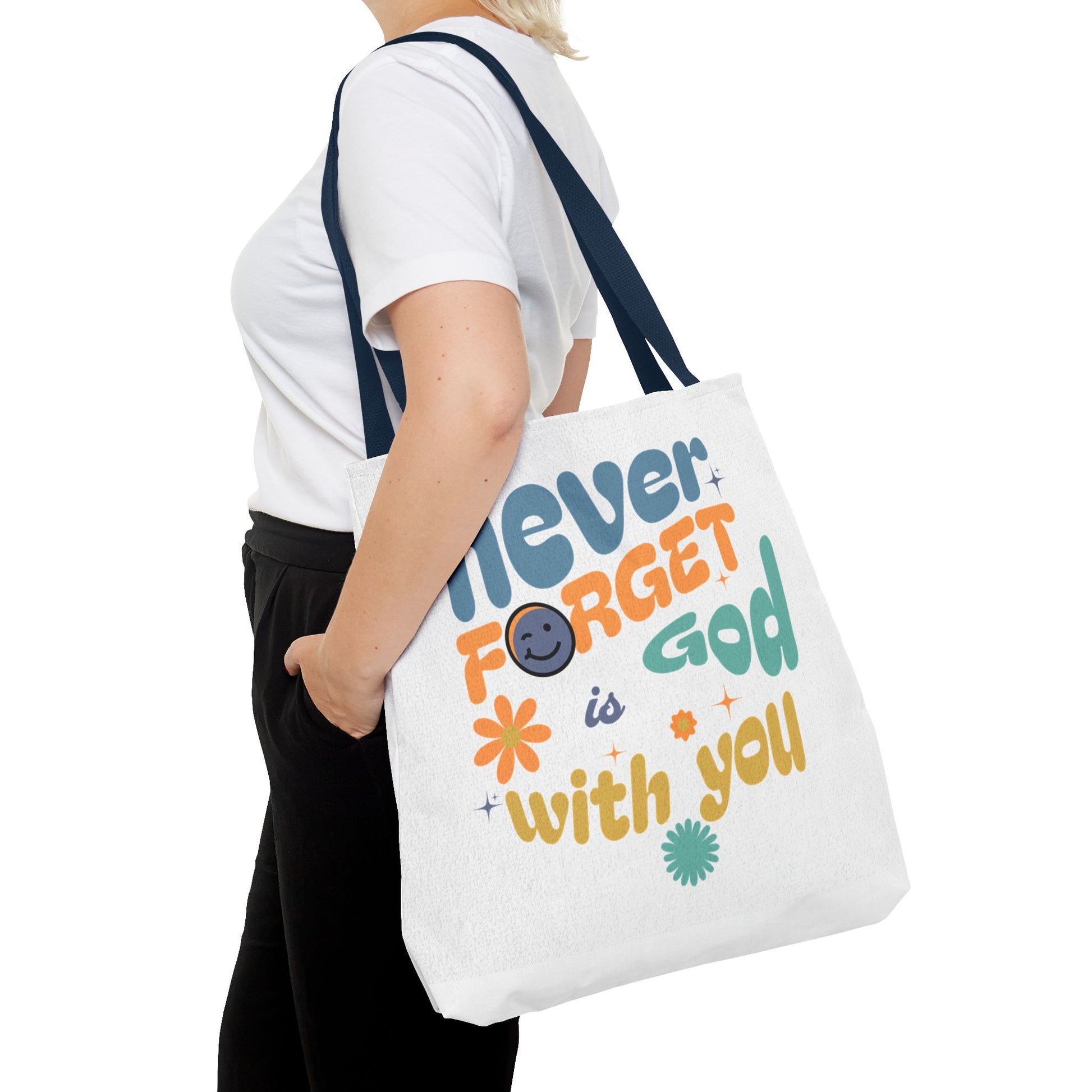 ⭐ Never Forget Tote Bag – Deuteronomy 31:6