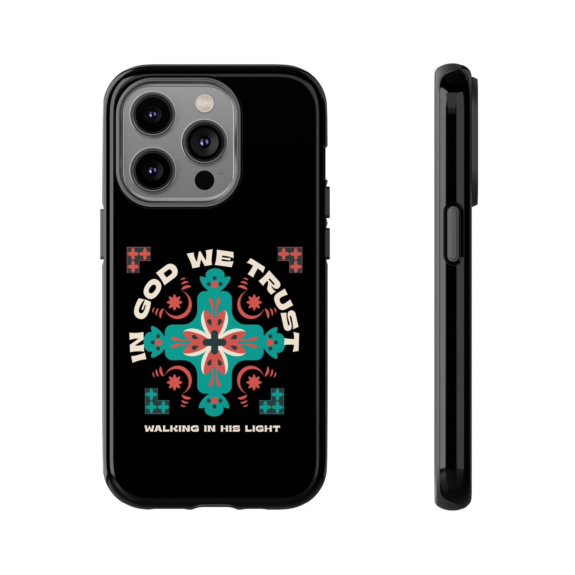 Tough Cases - In God We Trust Phone Case, Spiritual Phone Protector, Christian Cell Cover, Faith-based Accessory, Inspirational Gift