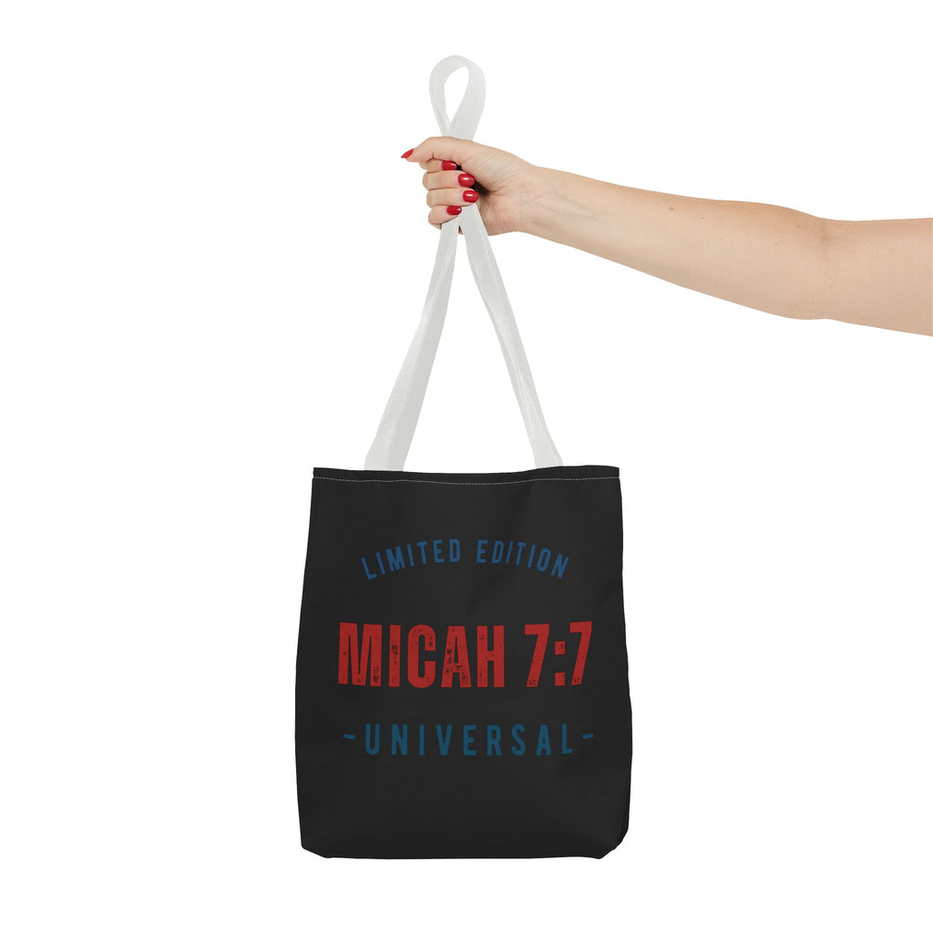 Limited Edition Micah 7:1 Tote Bag - Universal Design for Everyday Use, Gift, Eco-Friendly, Daily Essentials, Faith-Inspired