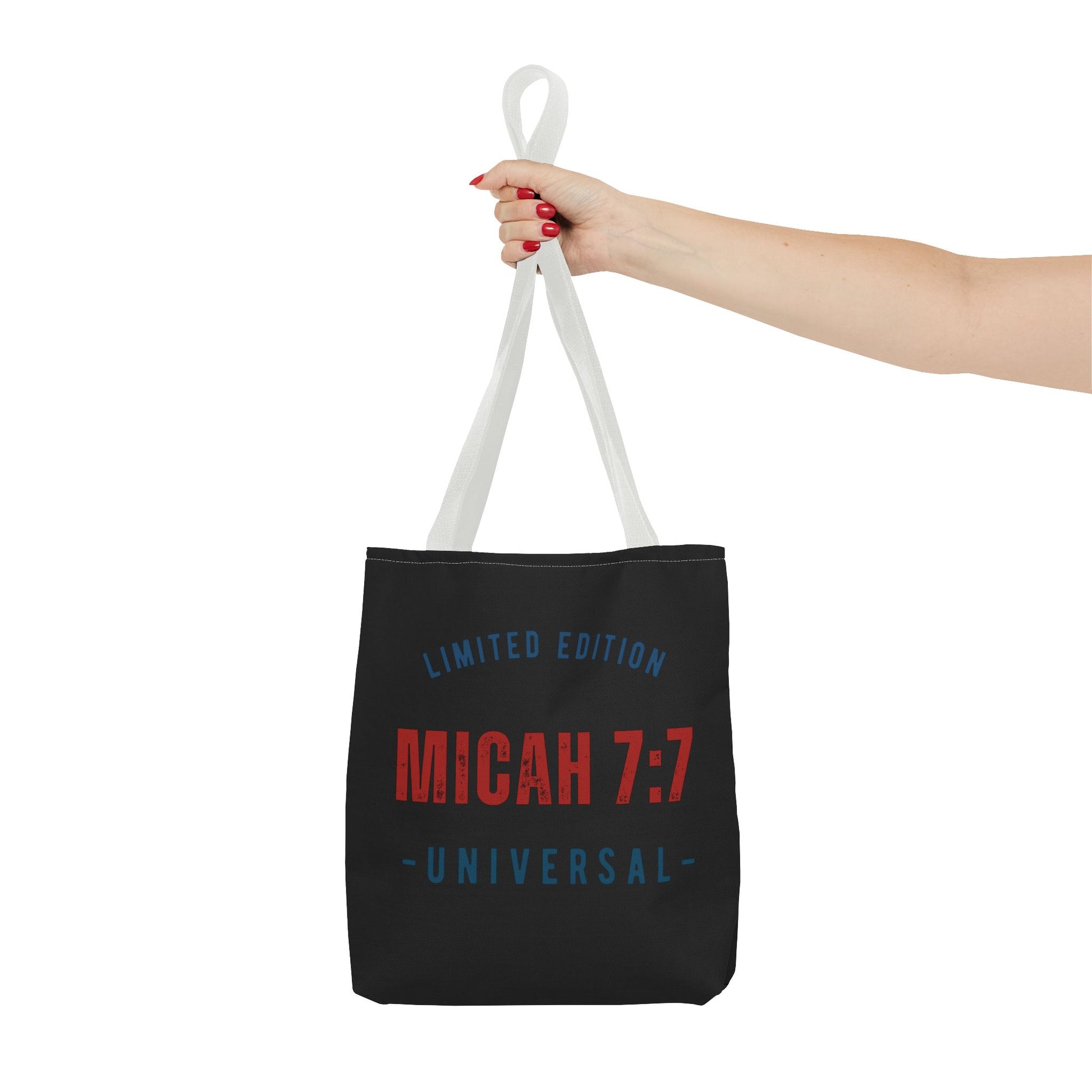 Limited Edition Micah 7:1 Tote Bag - Universal Design for Everyday Use, Gift, Eco-Friendly, Daily Essentials, Faith-Inspired