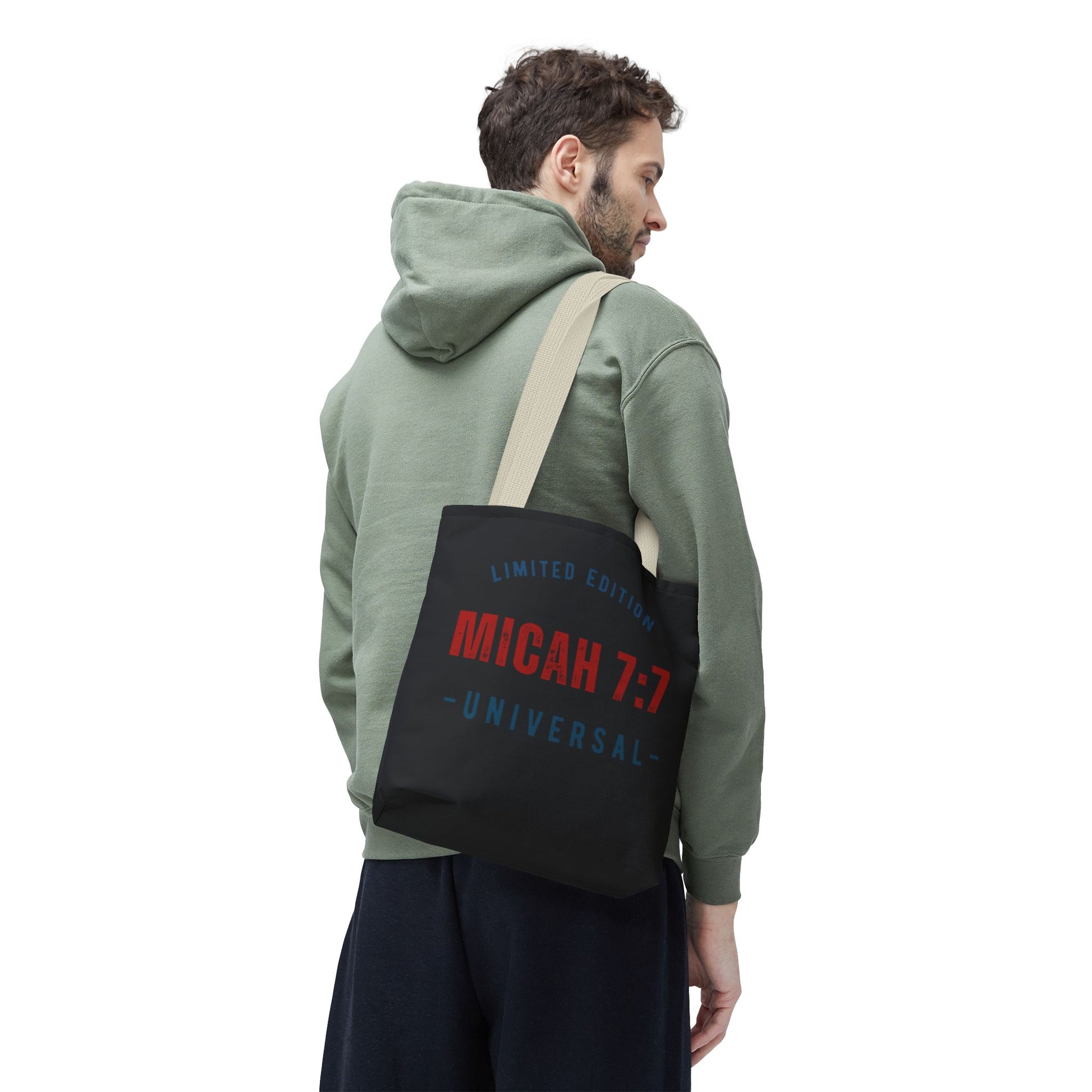 Limited Edition Micah 7:1 Tote Bag - Universal Design for Everyday Use, Gift, Eco-Friendly, Daily Essentials, Faith-Inspired