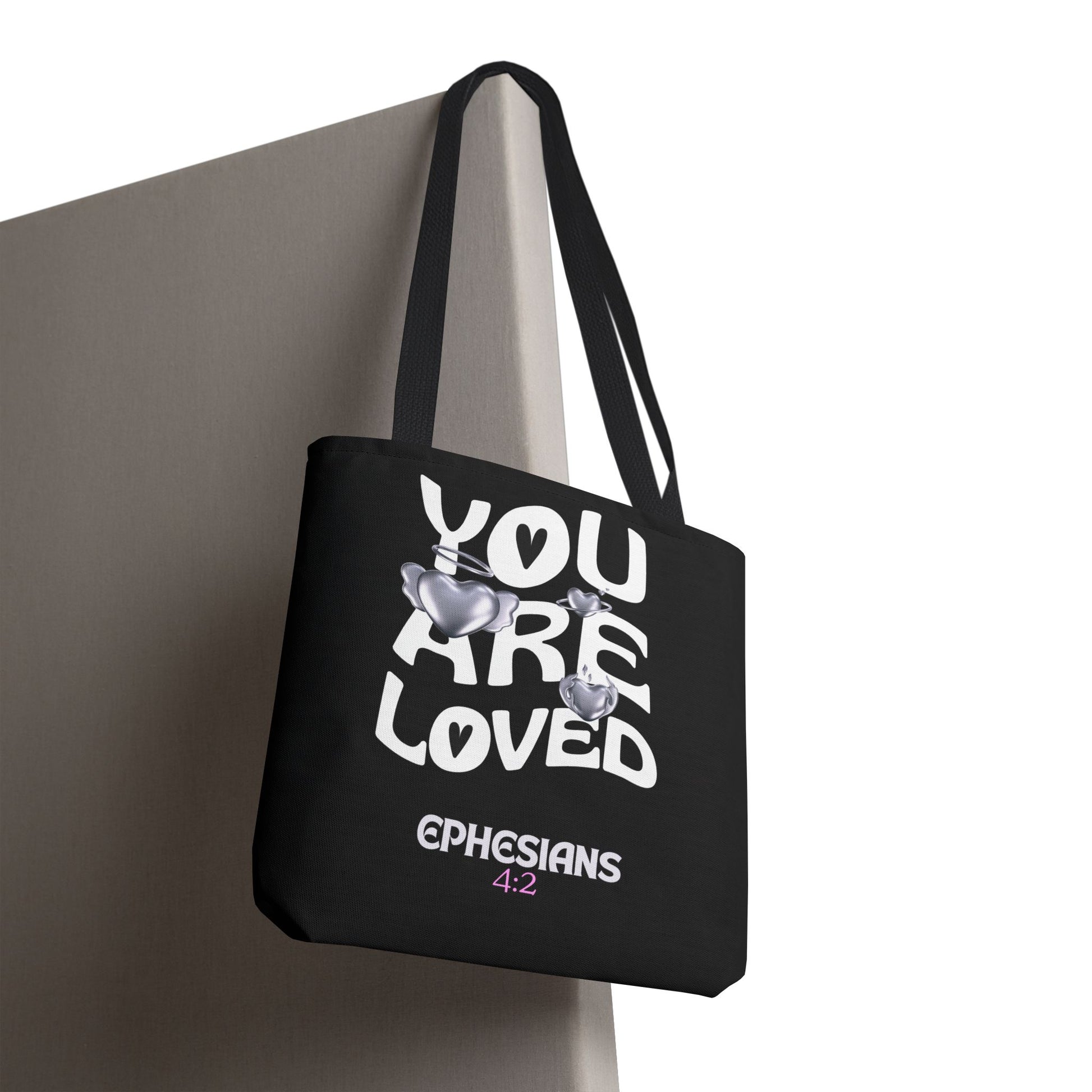 ⭐ "You Are Loved" Tote Bag – Ephesians 4:2