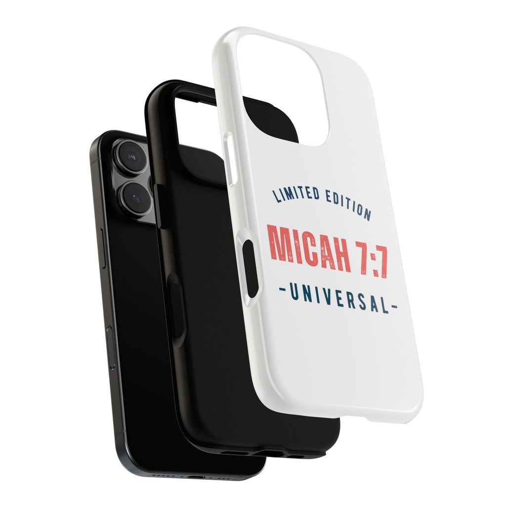 ⭐ Micah 7:7 Limited Edition Phone Case | Inspirational Gift | Tough Protective Case for Christians | Bible Verse Merchandise