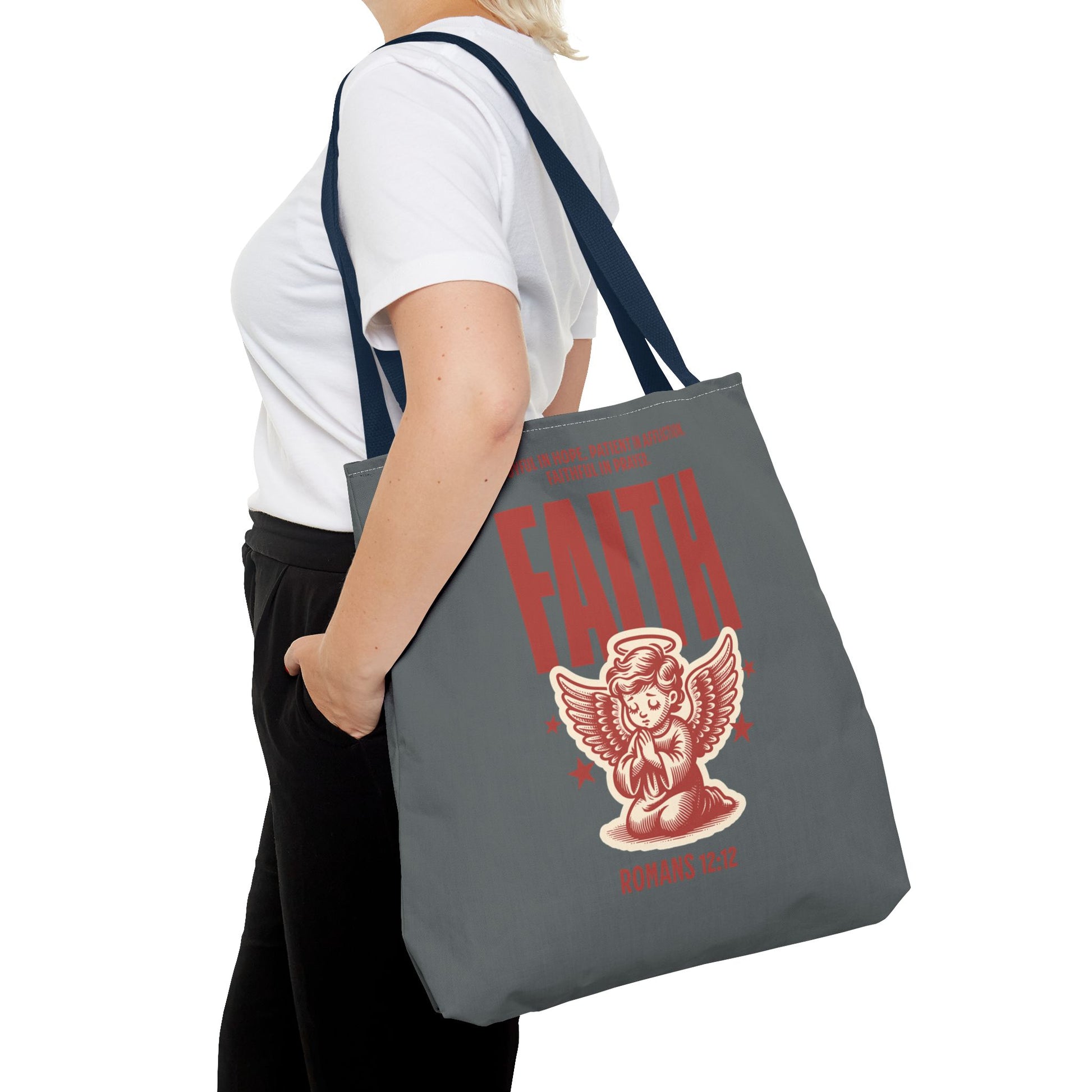 Faith-Inspired Tote Bag: Stylish & Versatile, Gift for Holidays, Shopping, Encouragement, Inspirational Gift, Eco-Friendly Bag