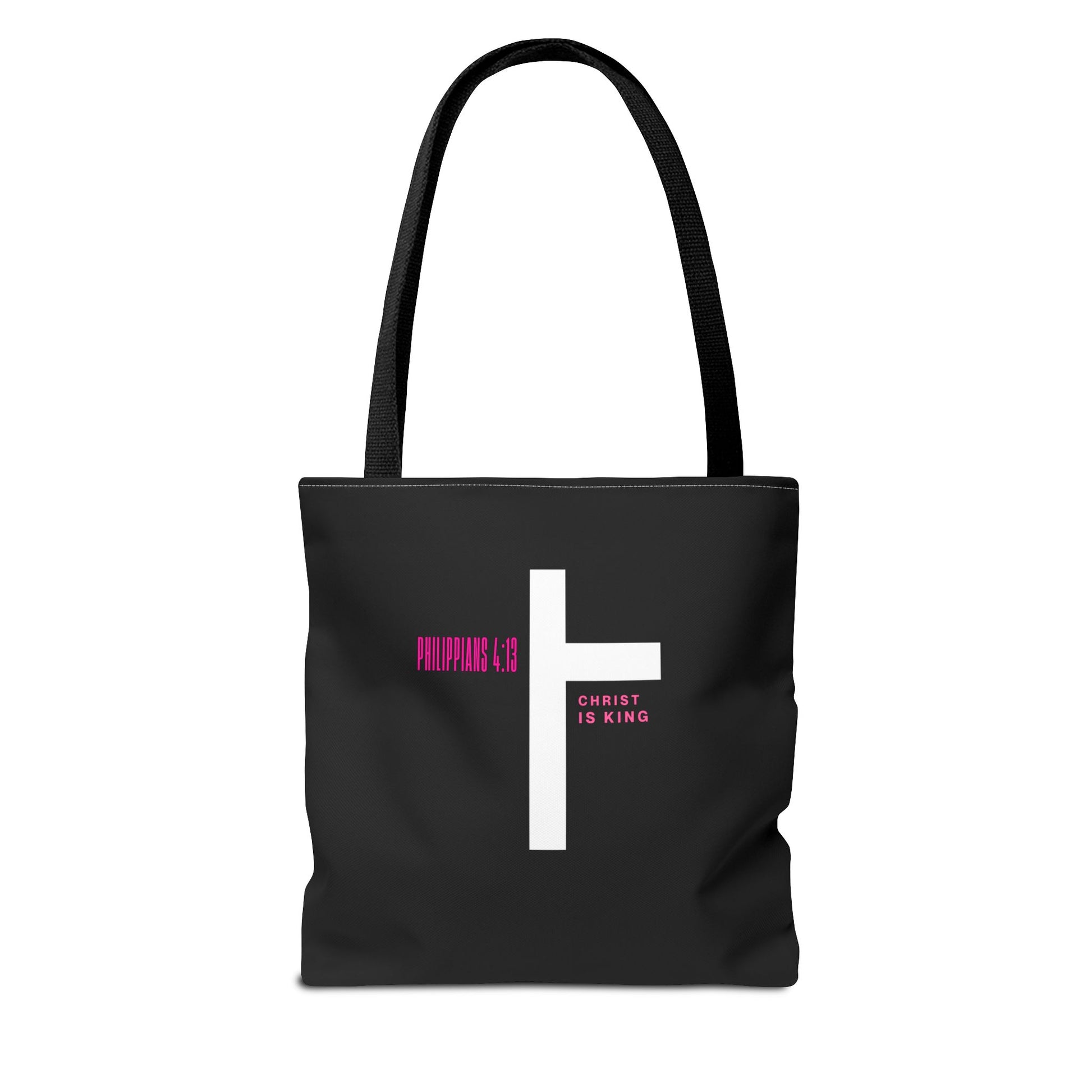 ⭐ Philippians 4:13 Tote Bag – Faith & Strength Statement Bag