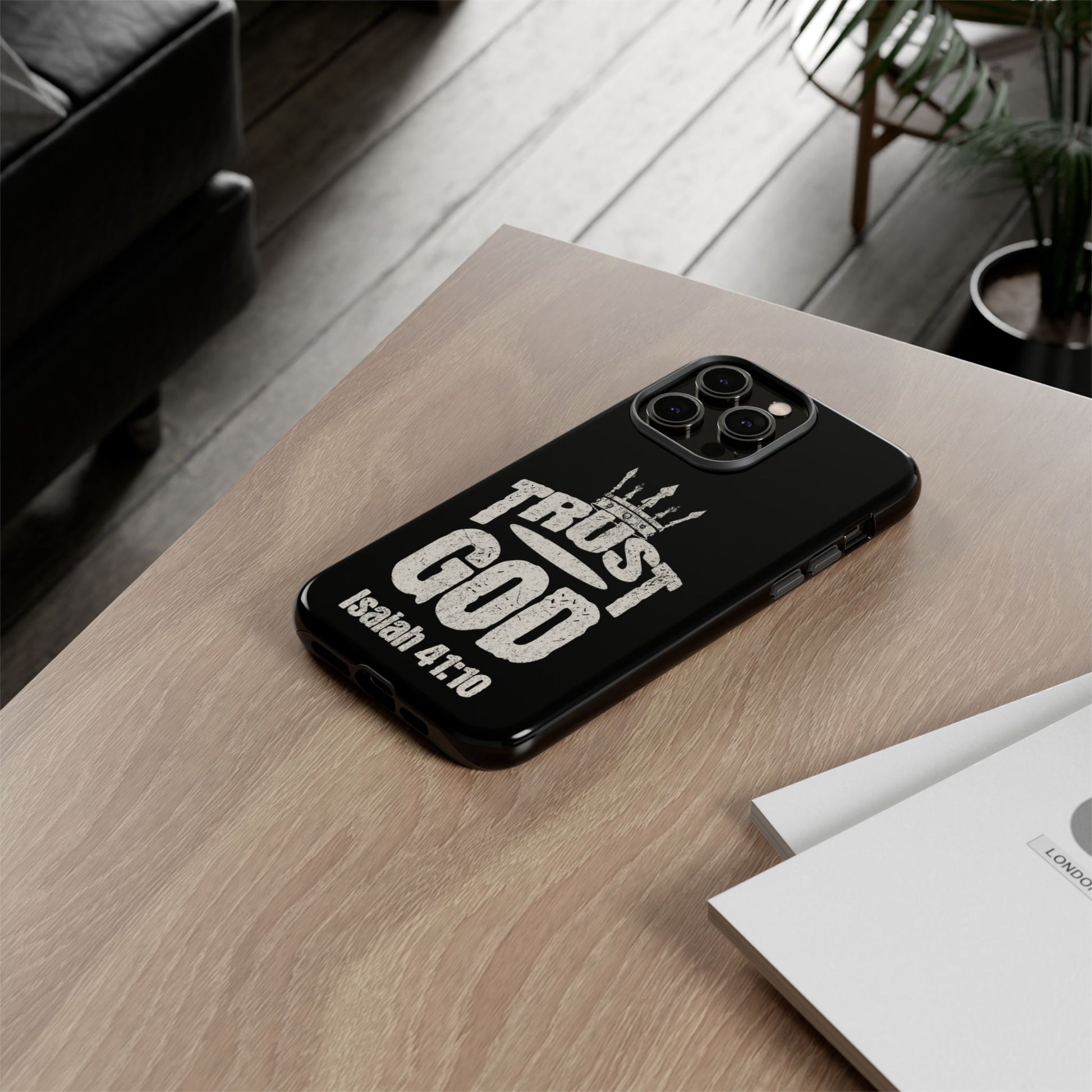 Trust God Isaiah 41:10 Phone Case – Faith Over Fear