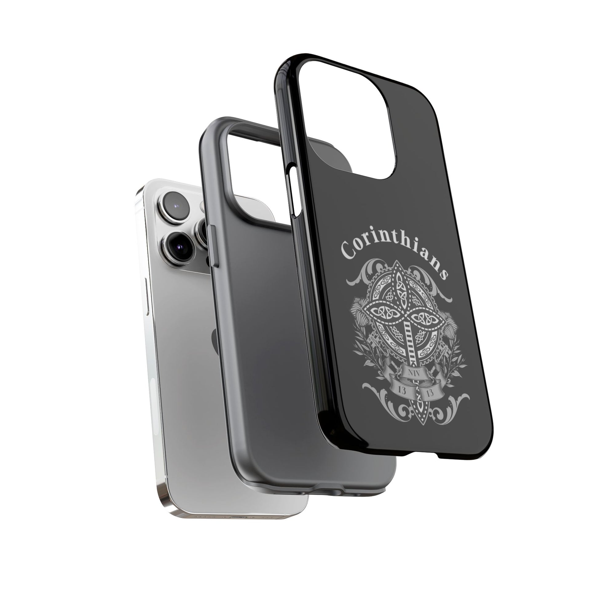 Corinthians Tough Case: Durable Phone Protection, Christian Gift, Unique Design, Trendy Accessory, Faith-Based Style