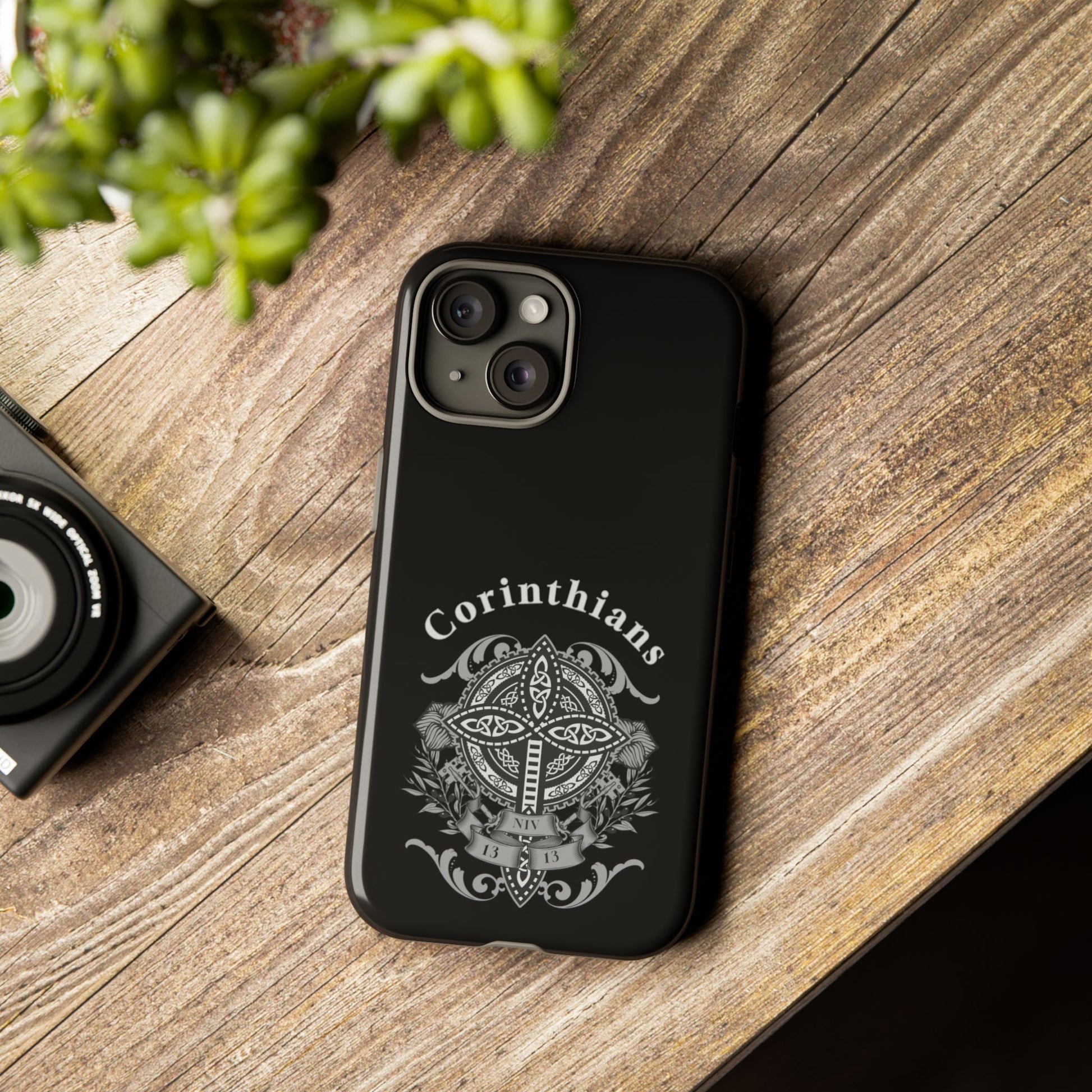 Corinthians Tough Case: Durable Phone Protection, Christian Gift, Unique Design, Trendy Accessory, Faith-Based Style