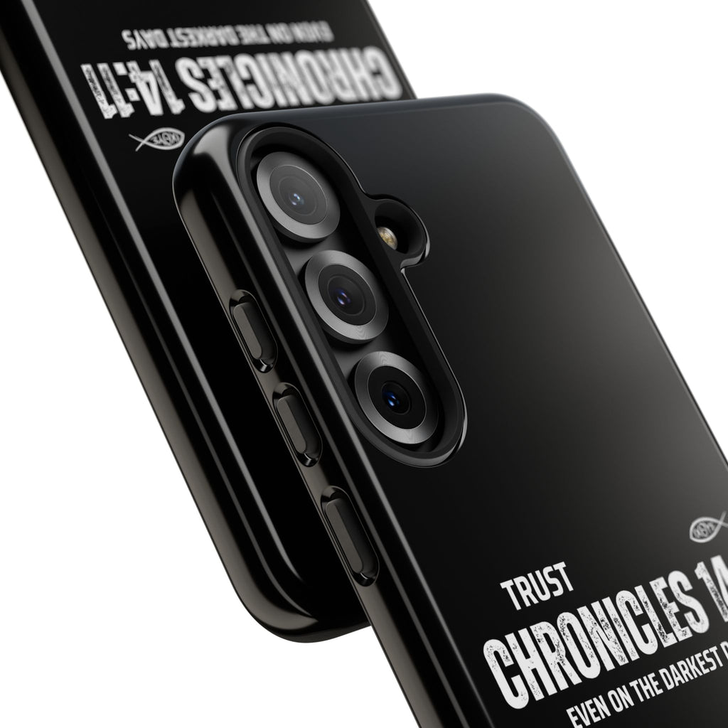 ⭐ Trust in God 2 Chronicles 14:11 Phone Case – Strength for the Hardest Days