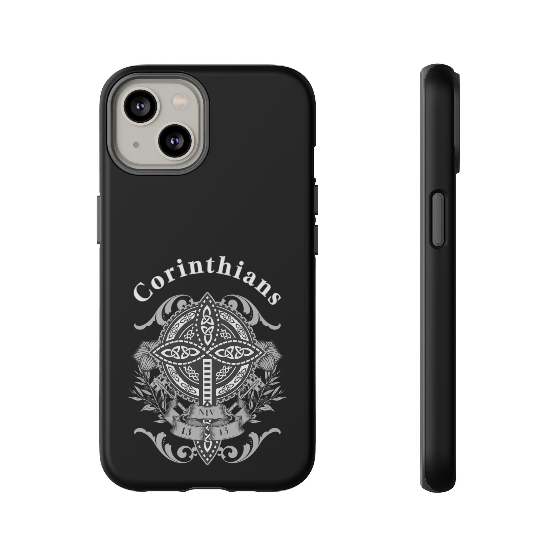 Corinthians Tough Case: Durable Phone Protection, Christian Gift, Unique Design, Trendy Accessory, Faith-Based Style