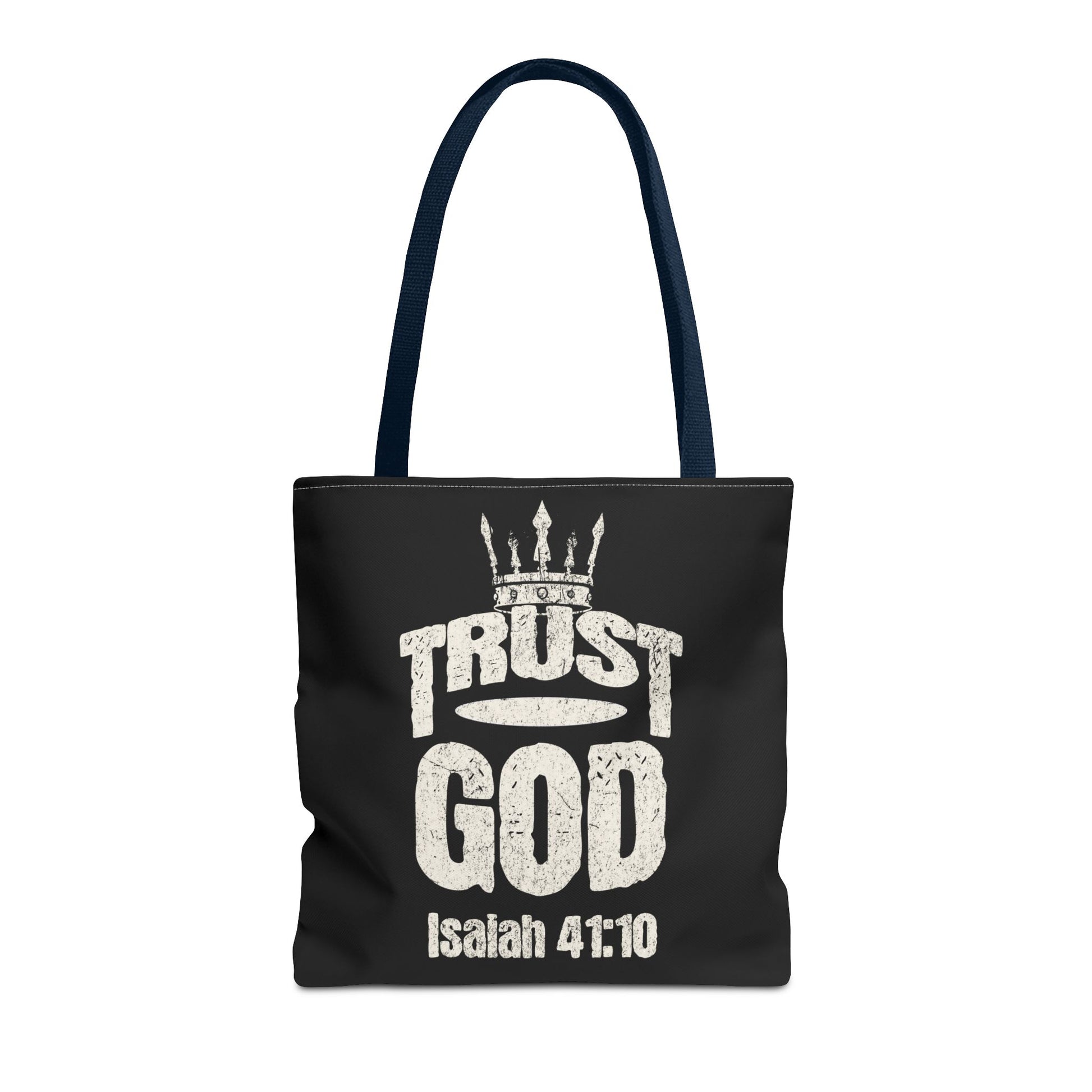 ✝️ Trust God – Isaiah 41:10 Christian Tote Bag