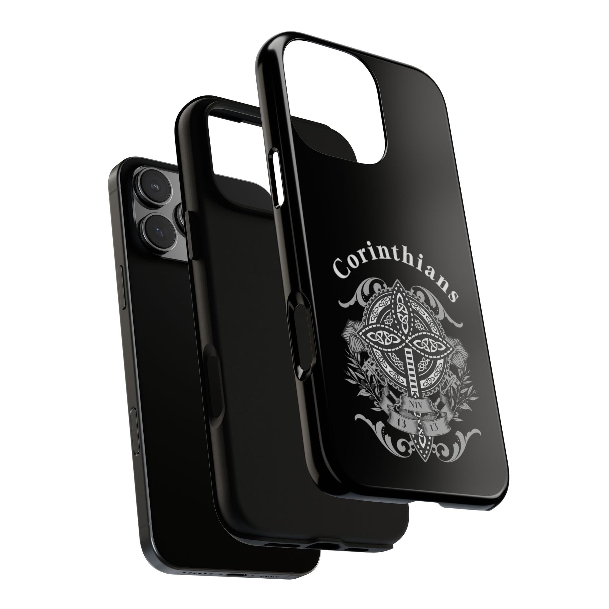Corinthians Tough Case: Durable Phone Protection, Christian Gift, Unique Design, Trendy Accessory, Faith-Based Style