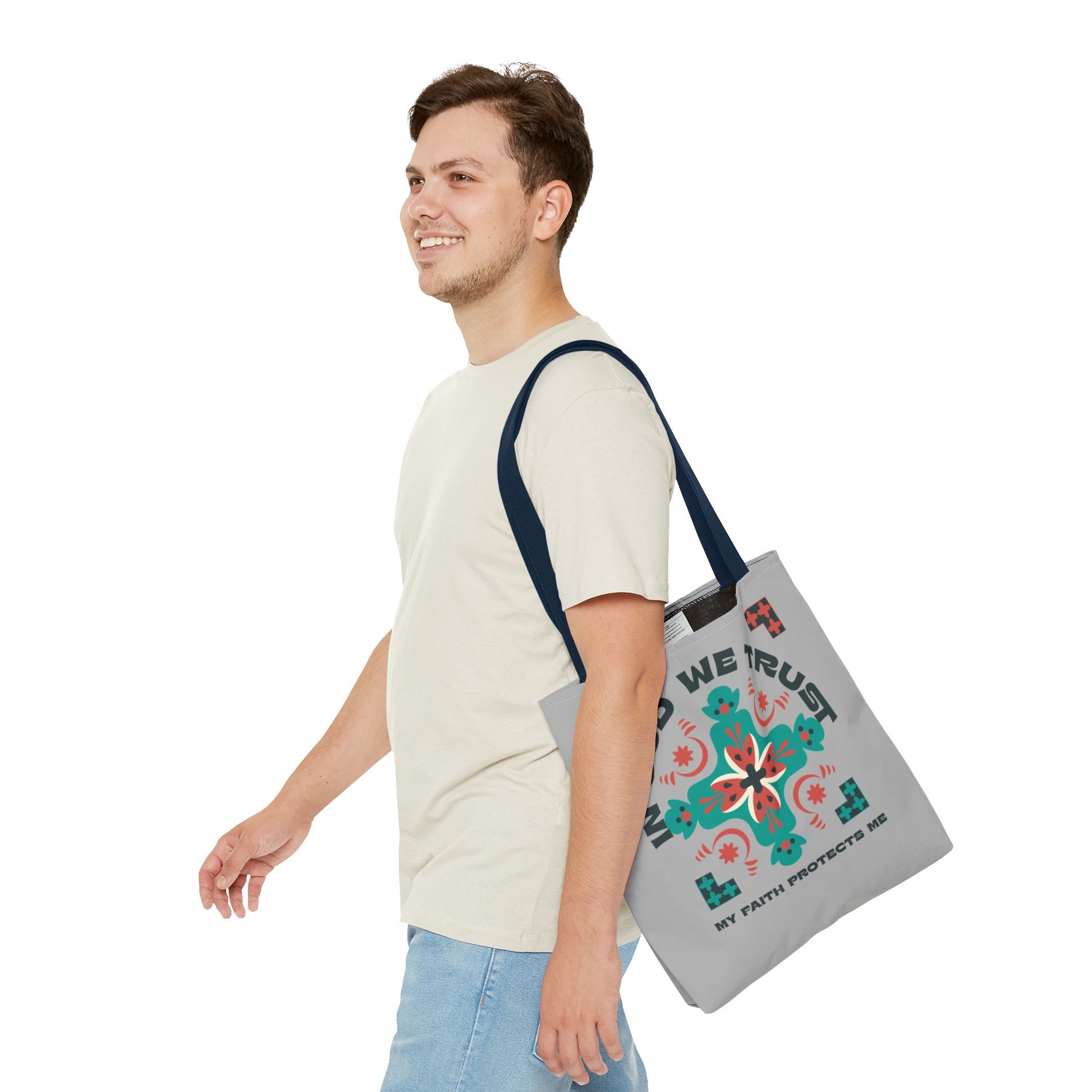 Faith-Inspired Tote Bag, Spiritual Shopper, Inspirational Gift, Religious Tote, Christian Accessory, Everyday Use