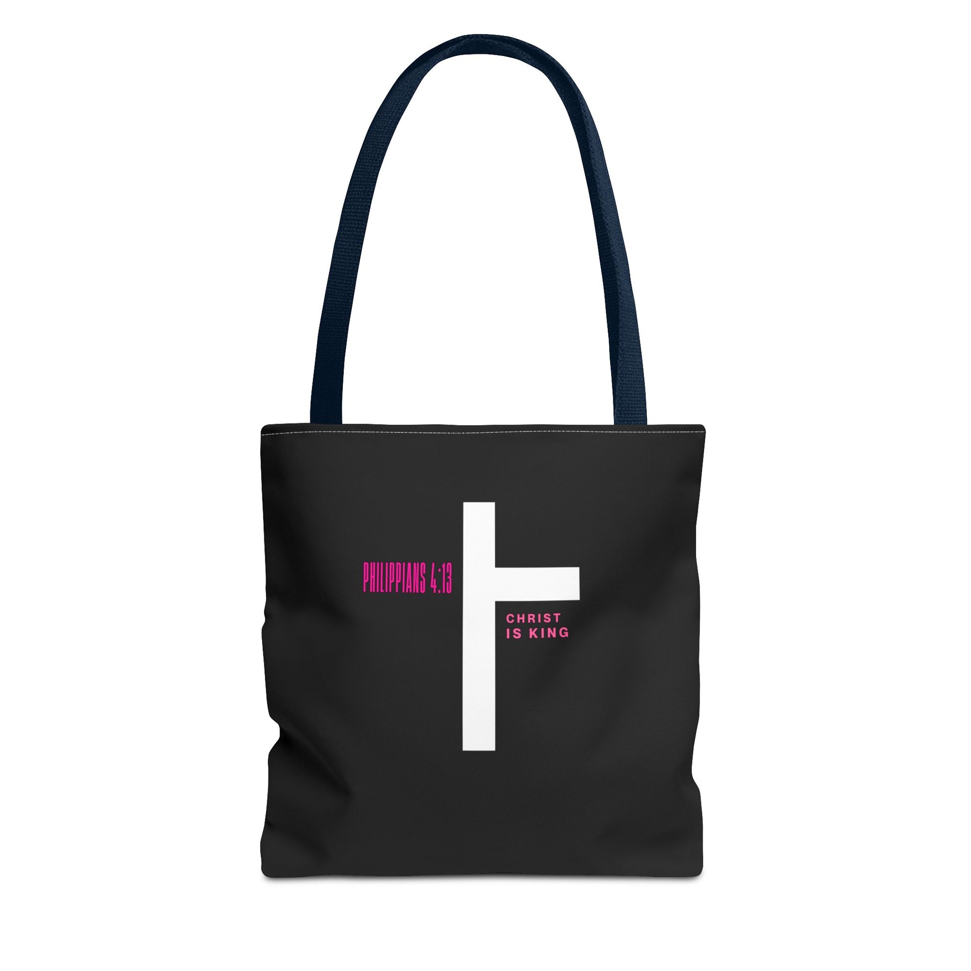 ⭐ Philippians 4:13 Tote Bag – Faith & Strength Statement Bag