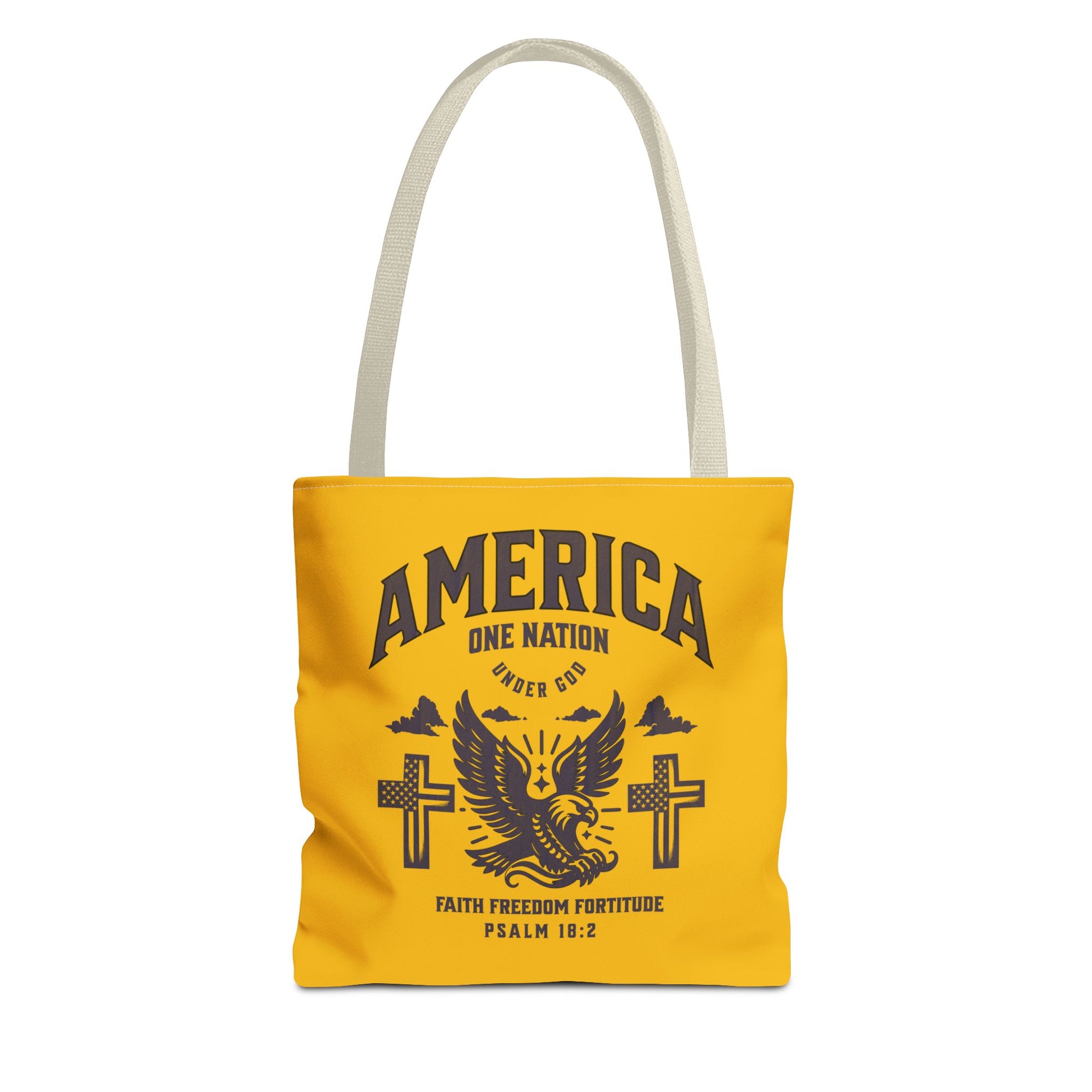 ⭐ America Faith Tote Bag – Bold Patriotic & Faith Statement