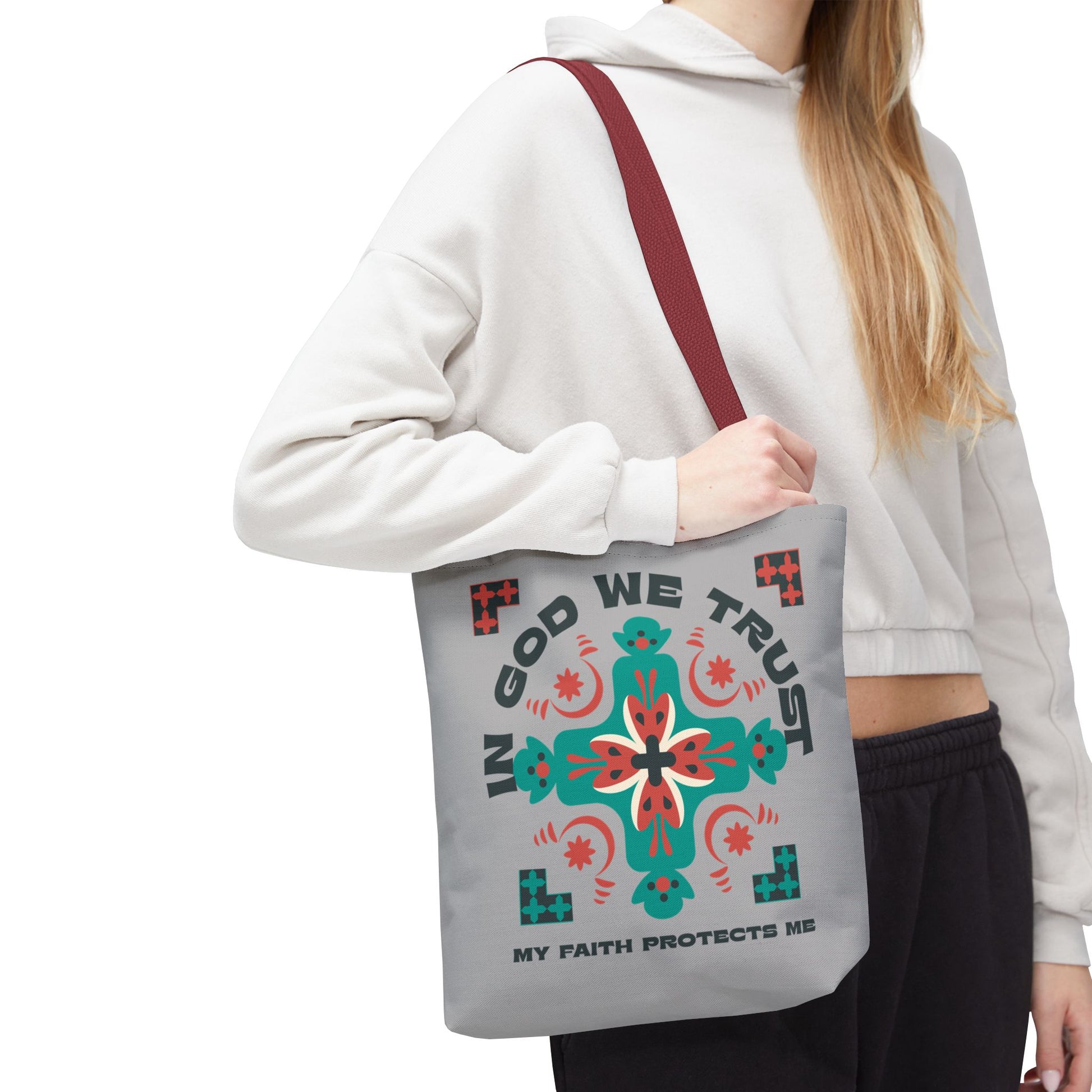 Faith-Inspired Tote Bag, Spiritual Shopper, Inspirational Gift, Religious Tote, Christian Accessory, Everyday Use
