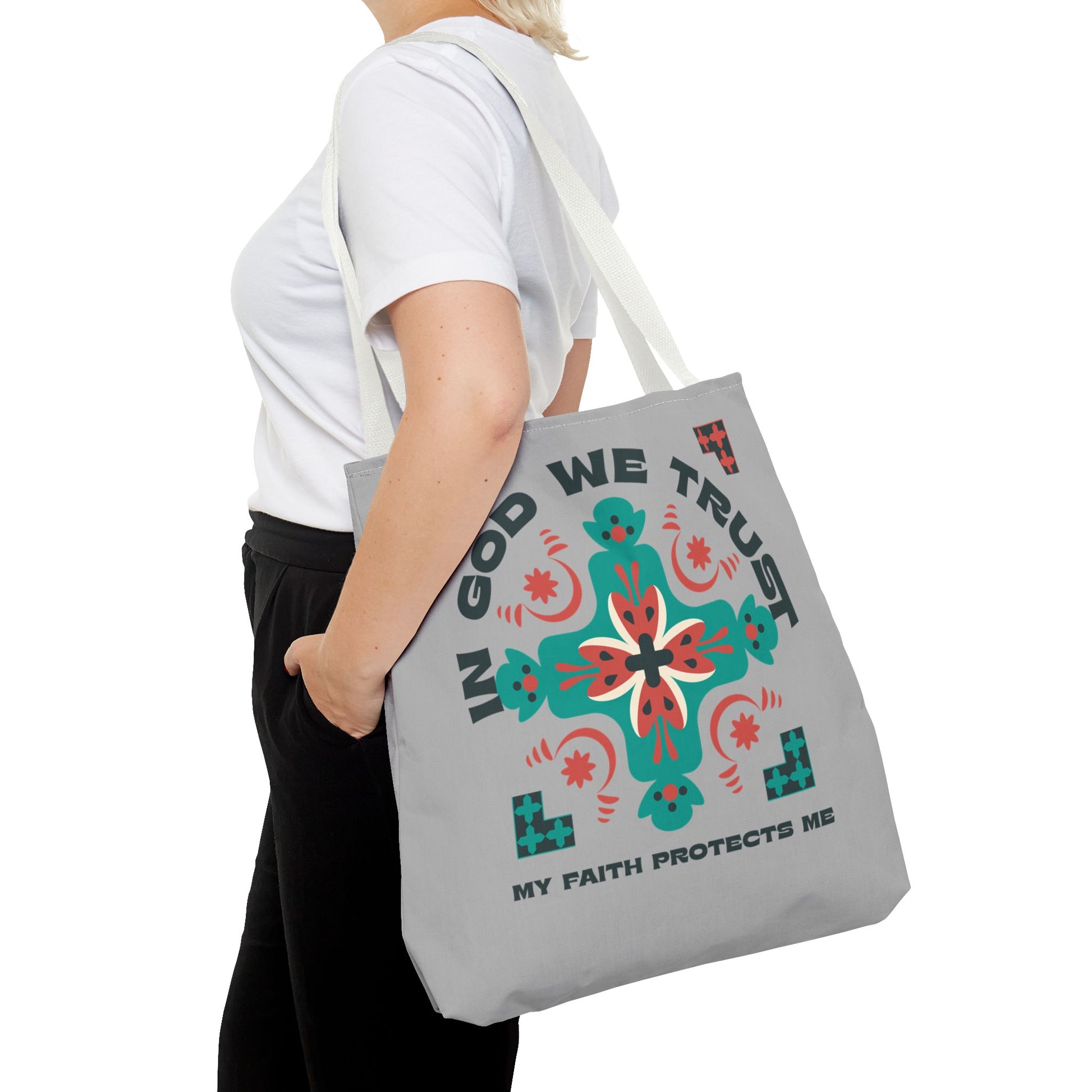 Faith-Inspired Tote Bag, Spiritual Shopper, Inspirational Gift, Religious Tote, Christian Accessory, Everyday Use