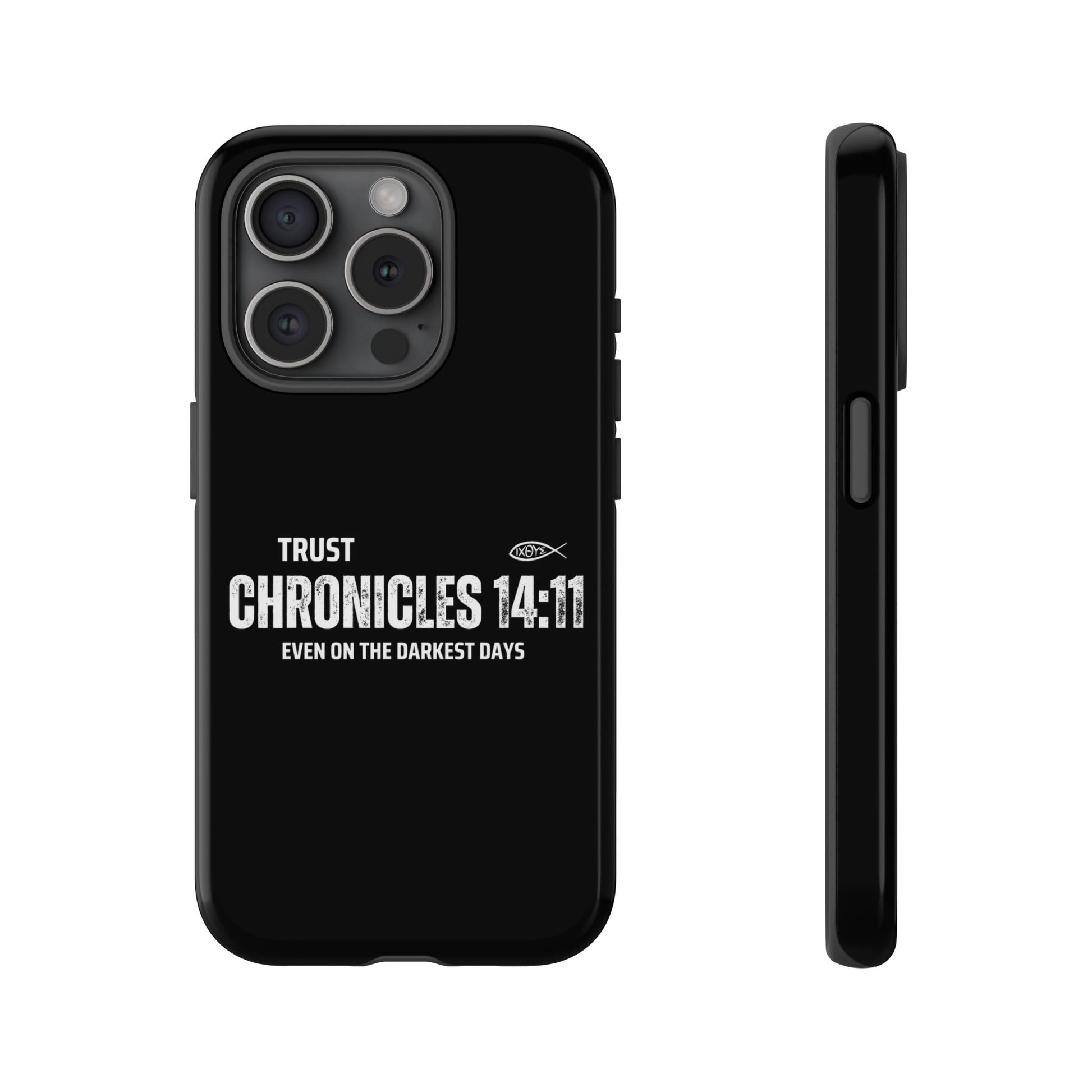 ⭐ Trust in God 2 Chronicles 14:11 Phone Case – Strength for the Hardest Days