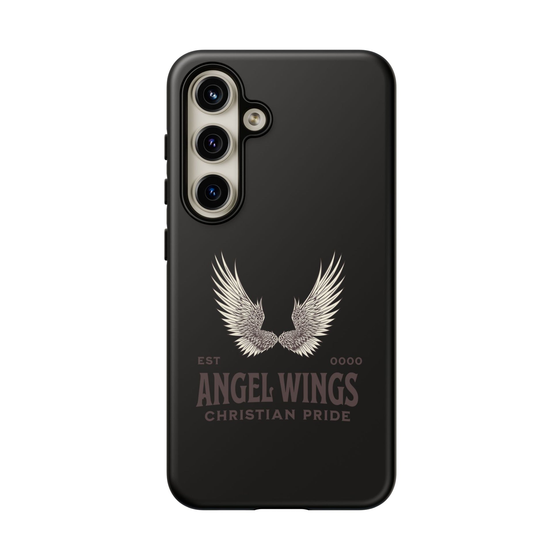 Angel Wings Phone Case - Tough Cases for Christian Pride, Unique Gift, Stylish Protection, Everyday Use, Angelic Design