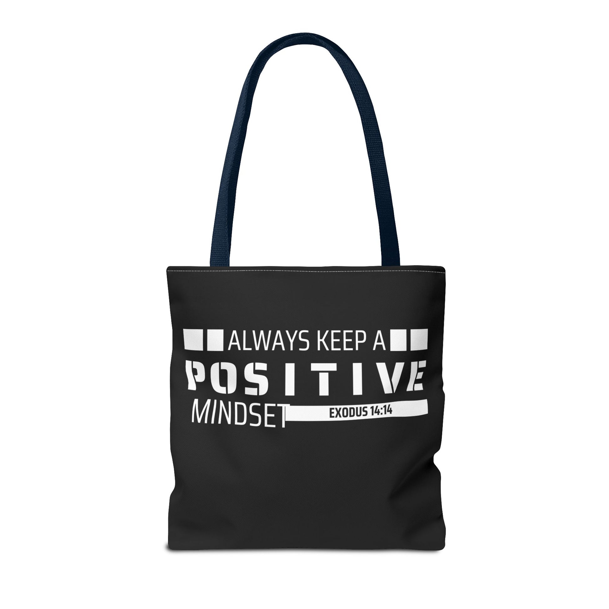 Always Keep A Positive Mindset Tote Bag, Inspirational Bag, Eco-Friendly Carryall, Motivational Gift, Affirmation Tote, Daily Reminder