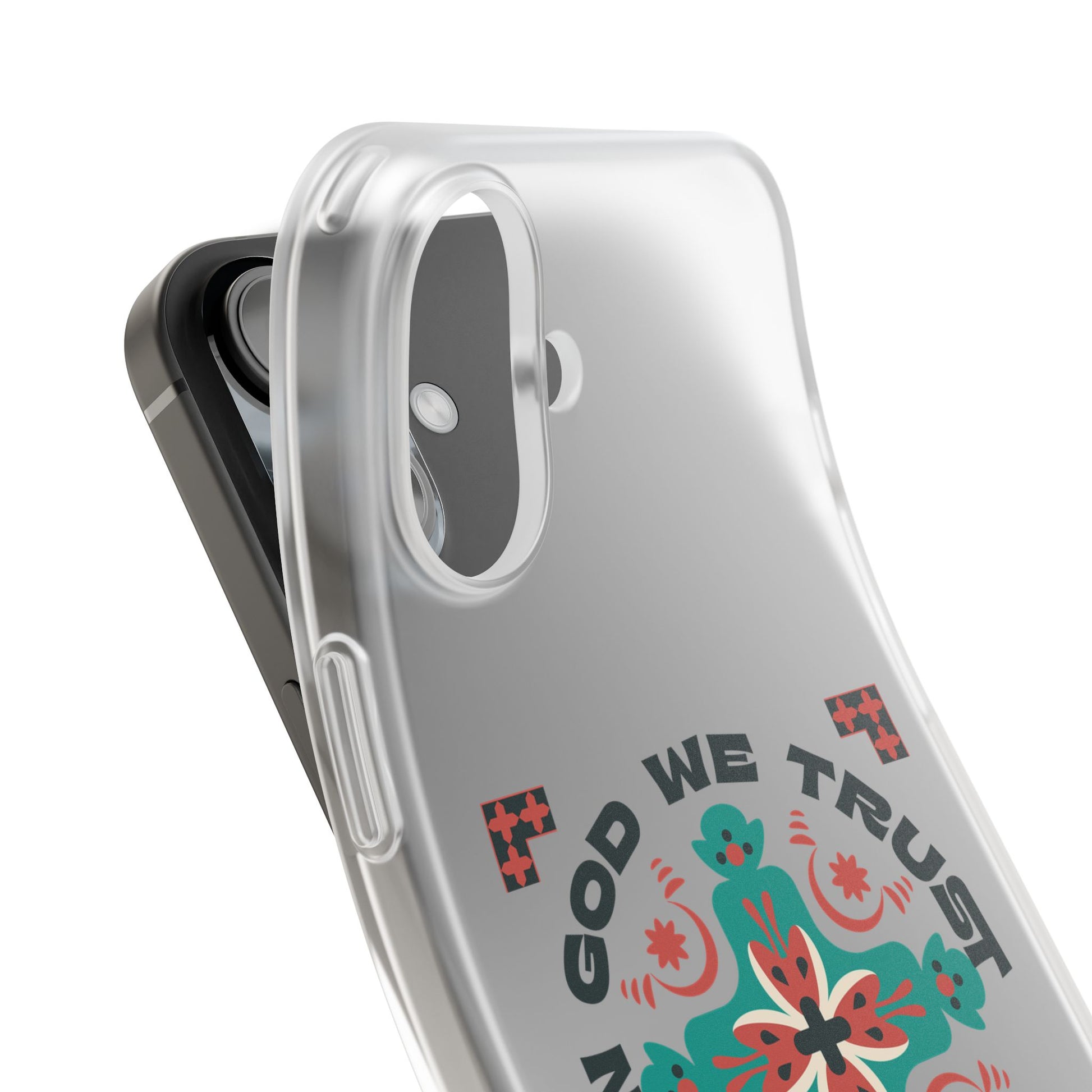 ⭐ In God We Trust Phone Case – Scripture Cross Design