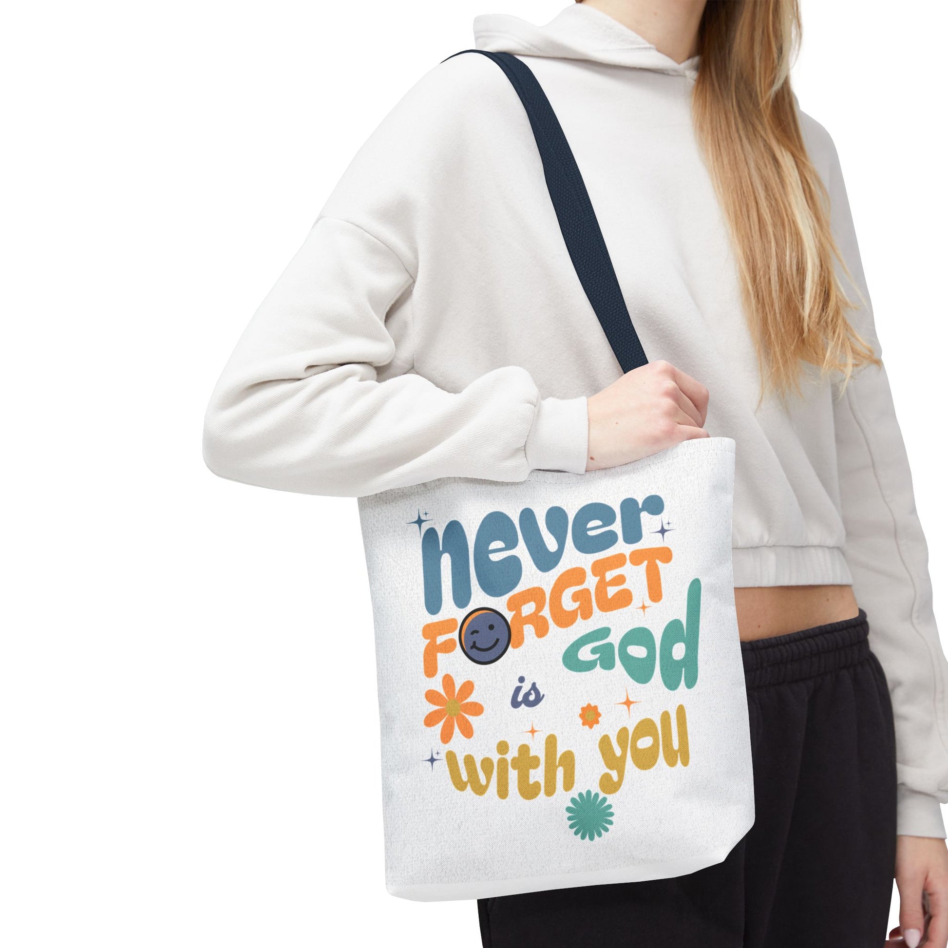 ⭐ Never Forget Tote Bag – Deuteronomy 31:6