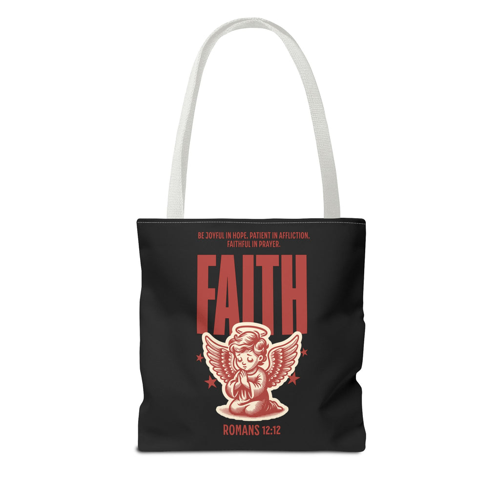 Faith-Inspired Tote Bag, Religious Shopping Bag, Gift for Believers, Motivational Daily Bag, Christian Faith Tote