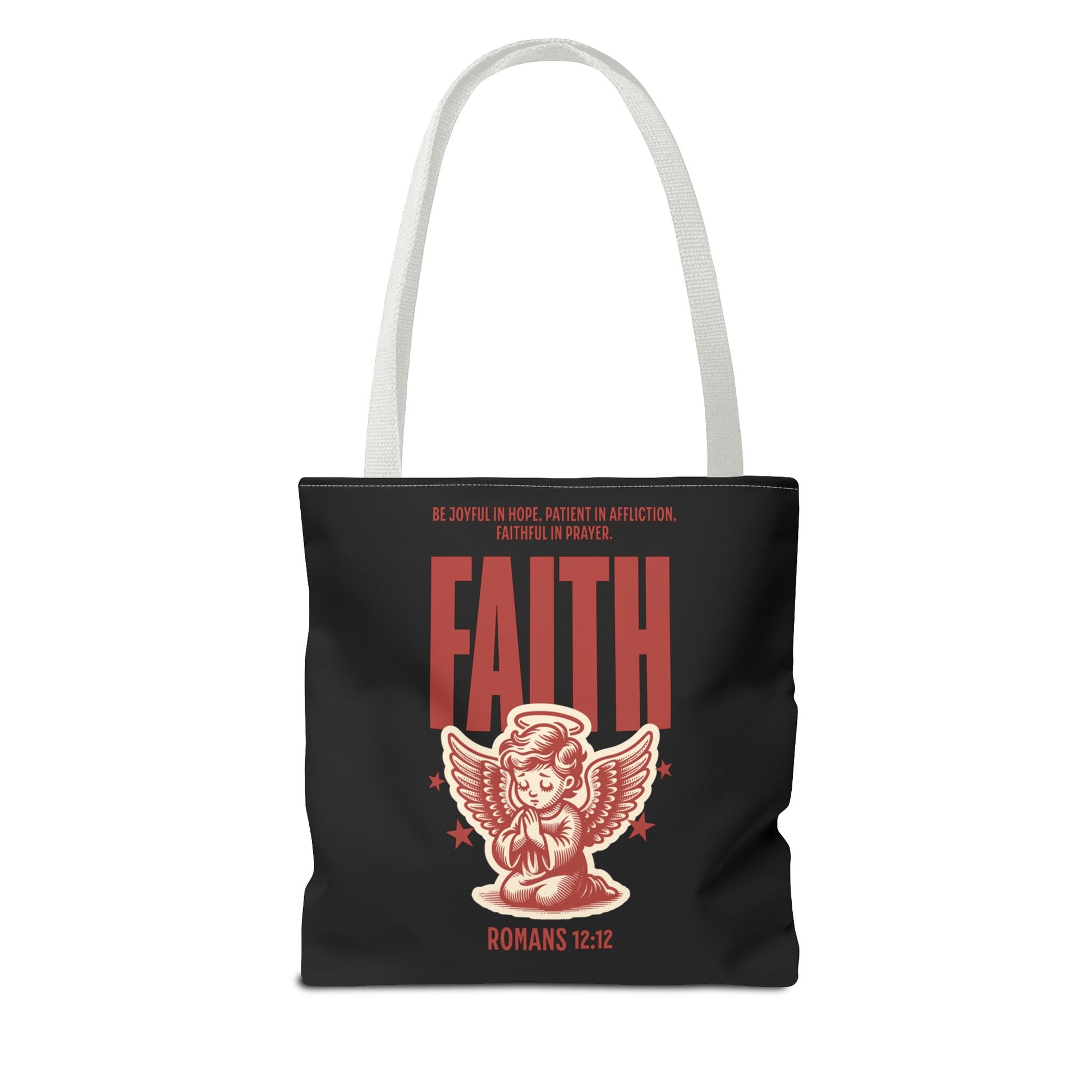 Faith-Inspired Tote Bag, Religious Shopping Bag, Gift for Believers, Motivational Daily Bag, Christian Faith Tote