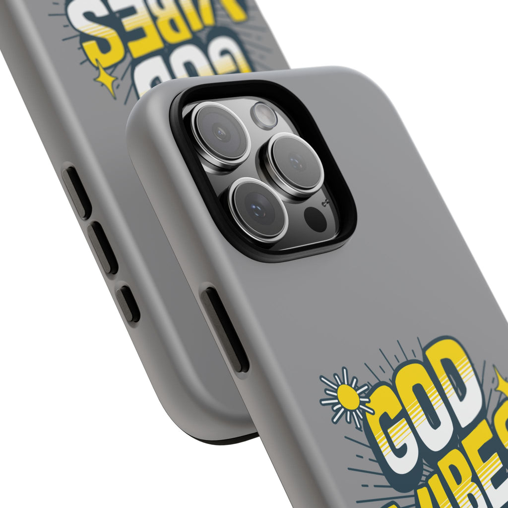 God Vibes Only Phone Case - Inspirational Tough Case, Positive Message Cover, Gift for Faith, Spirituality, Encouragement