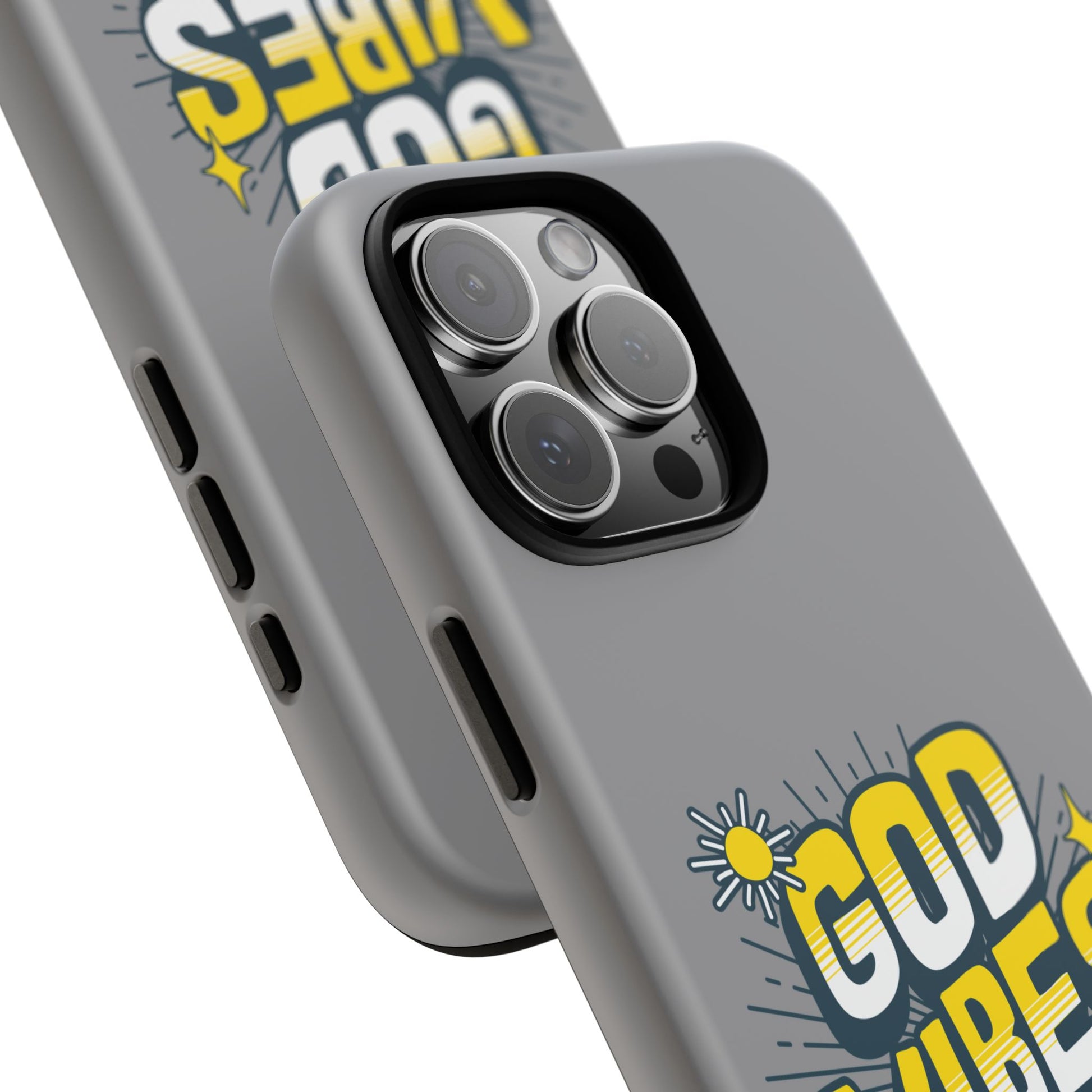 God Vibes Only Phone Case - Inspirational Tough Case, Positive Message Cover, Gift for Faith, Spirituality, Encouragement